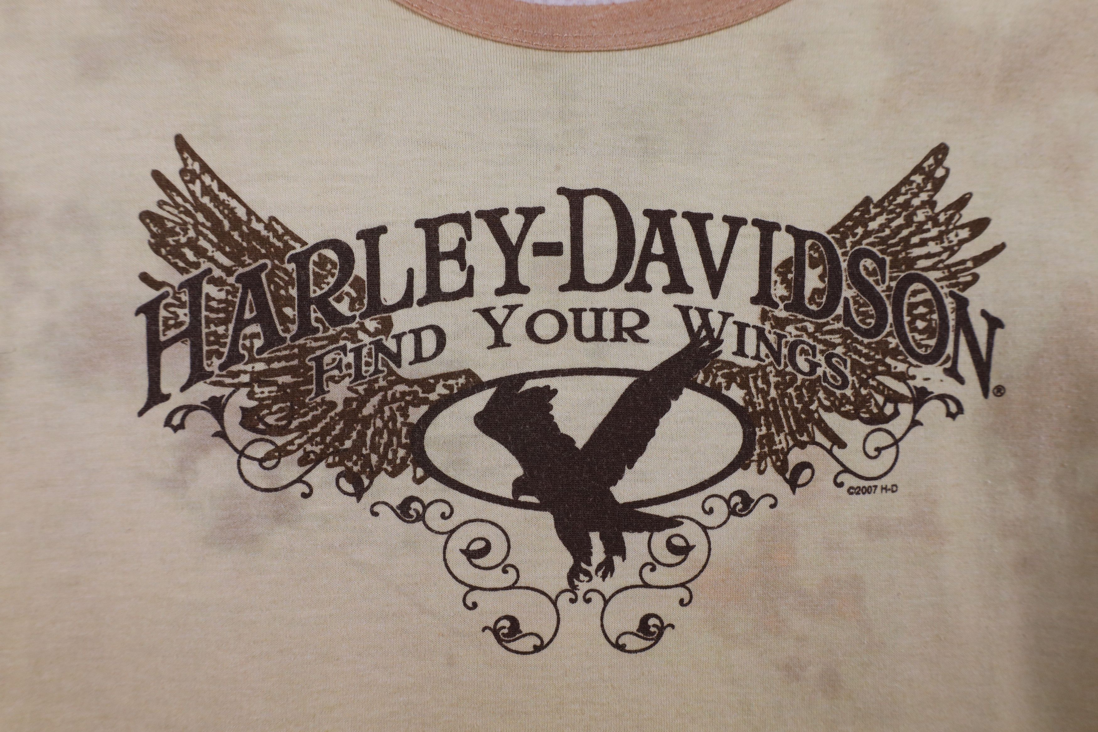 Harley Davidson × Vintage Vintage Y2K Harley Davidson Flames All Over Print T-Shirt Size M / US 6-8 / IT 42-44 - 4 Thumbnail
