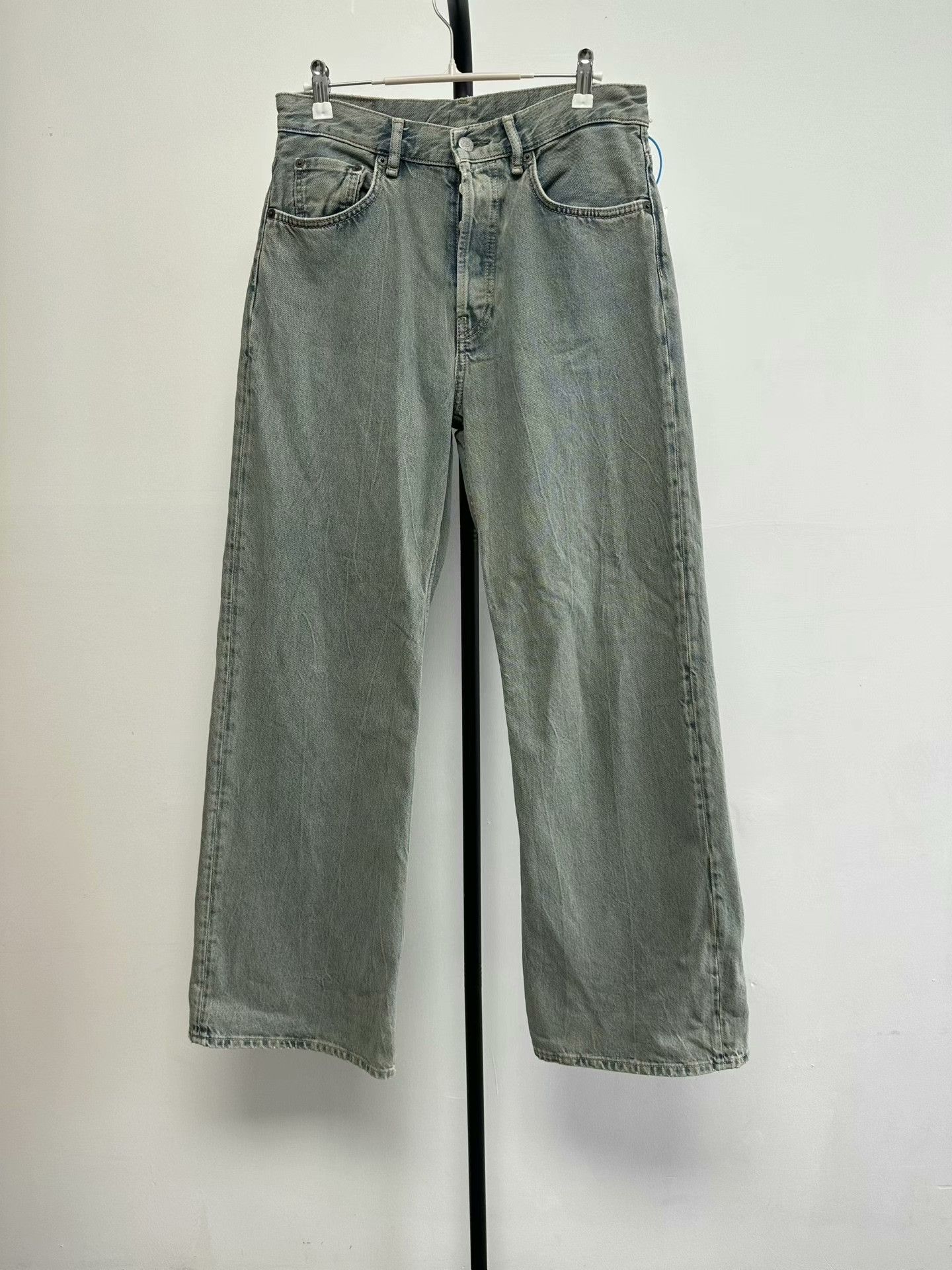 Acne Studios Acne Studios Distressed Wide-Leg Jeans 27 Size 27" / US 4 / IT 40 - 1 Thumbnail