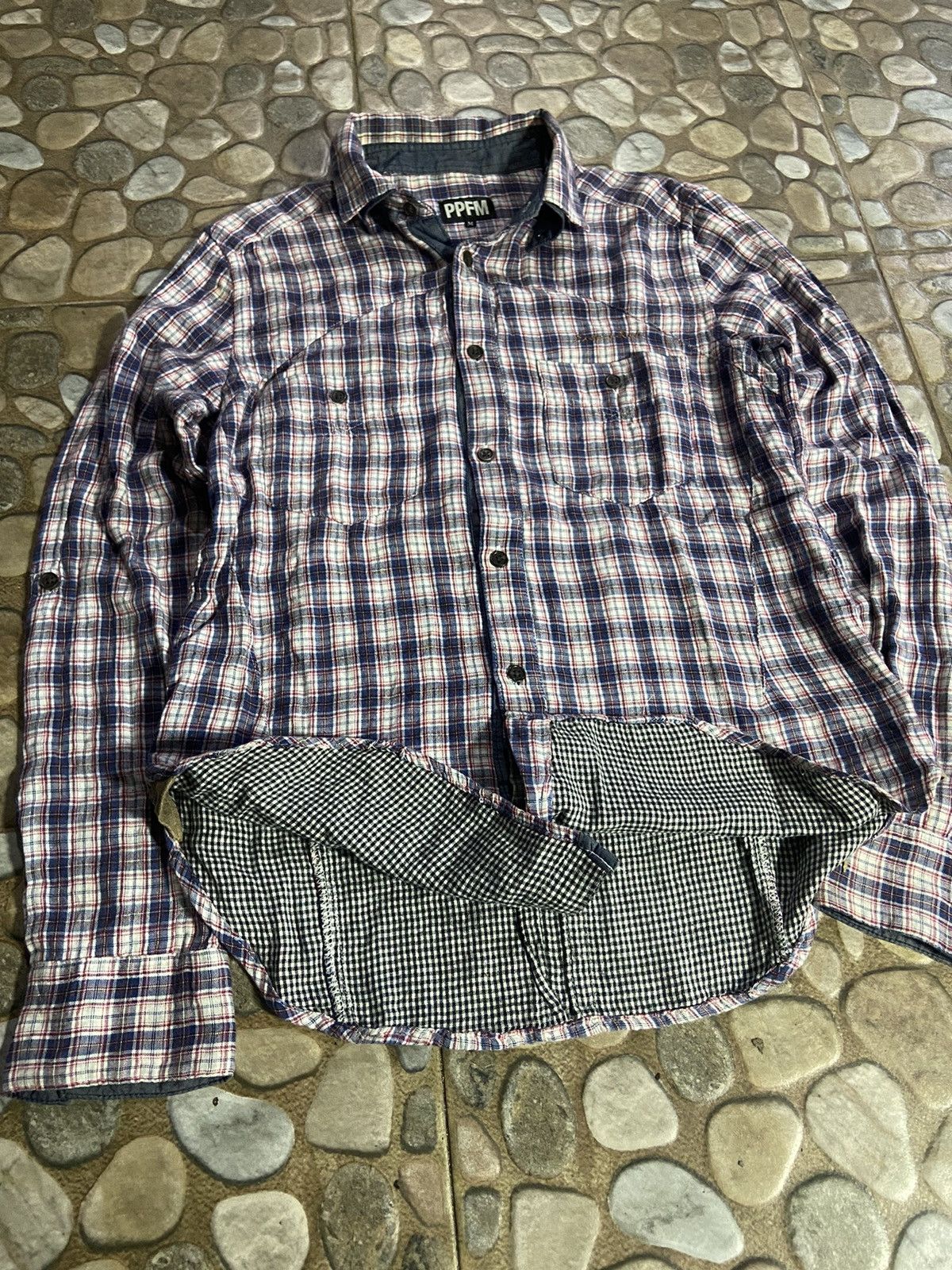 Japanese Brand × PPFM VTG PPFM long shirt japanese Size US M / EU 48-50 / 2 - 3 Thumbnail