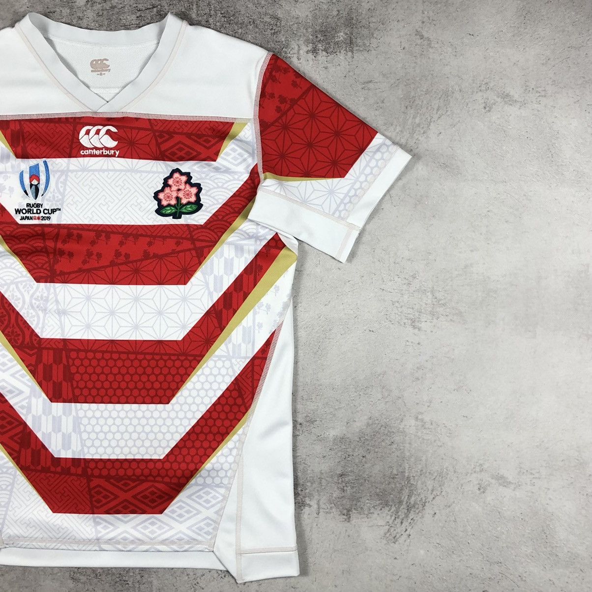 Canterbury of New Zealand Japan Brave Blossoms Rugby World Cup 2019 Canterbury Jersey Size US S / EU 44-46 / 1 - 7 Thumbnail