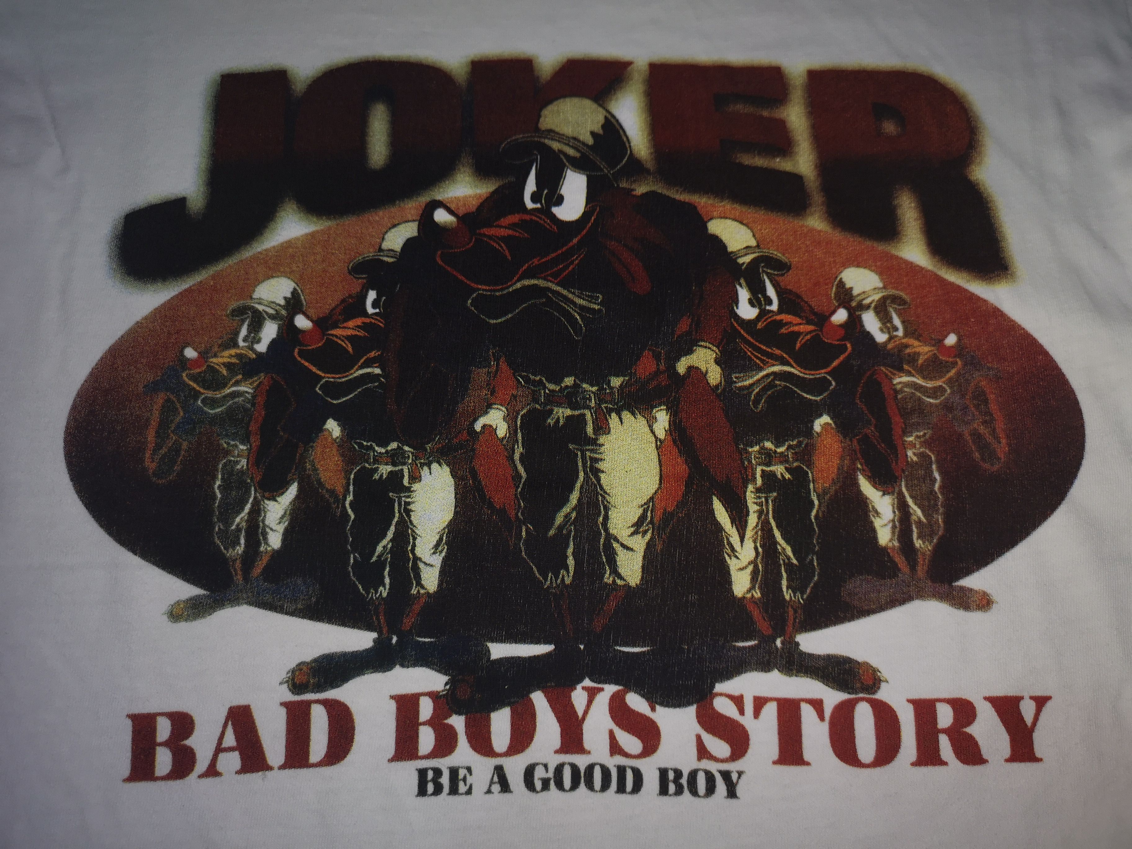 Anime × Cartoon Network × Vintage Vintage 90s Joker Bad Boys Story Cartoon Looney Tunes Shirt Size US M / EU 48-50 / 2 - 6 Thumbnail