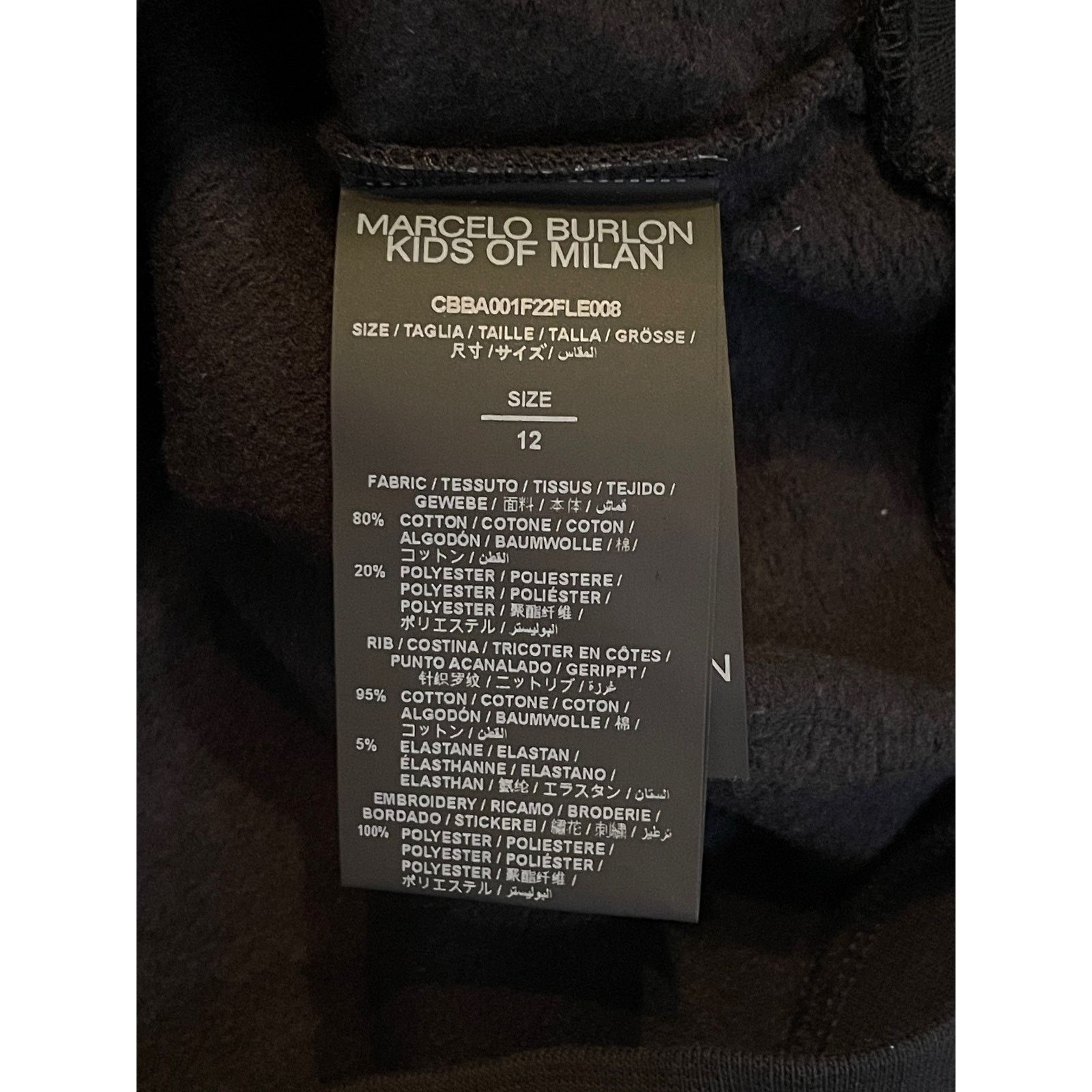 Marcelo Burlon Marcelo Burlon Kids of Milan Monster Bull Black Sweatshirt Size XL / US 12-14 / IT 48-50 - 7 Thumbnail