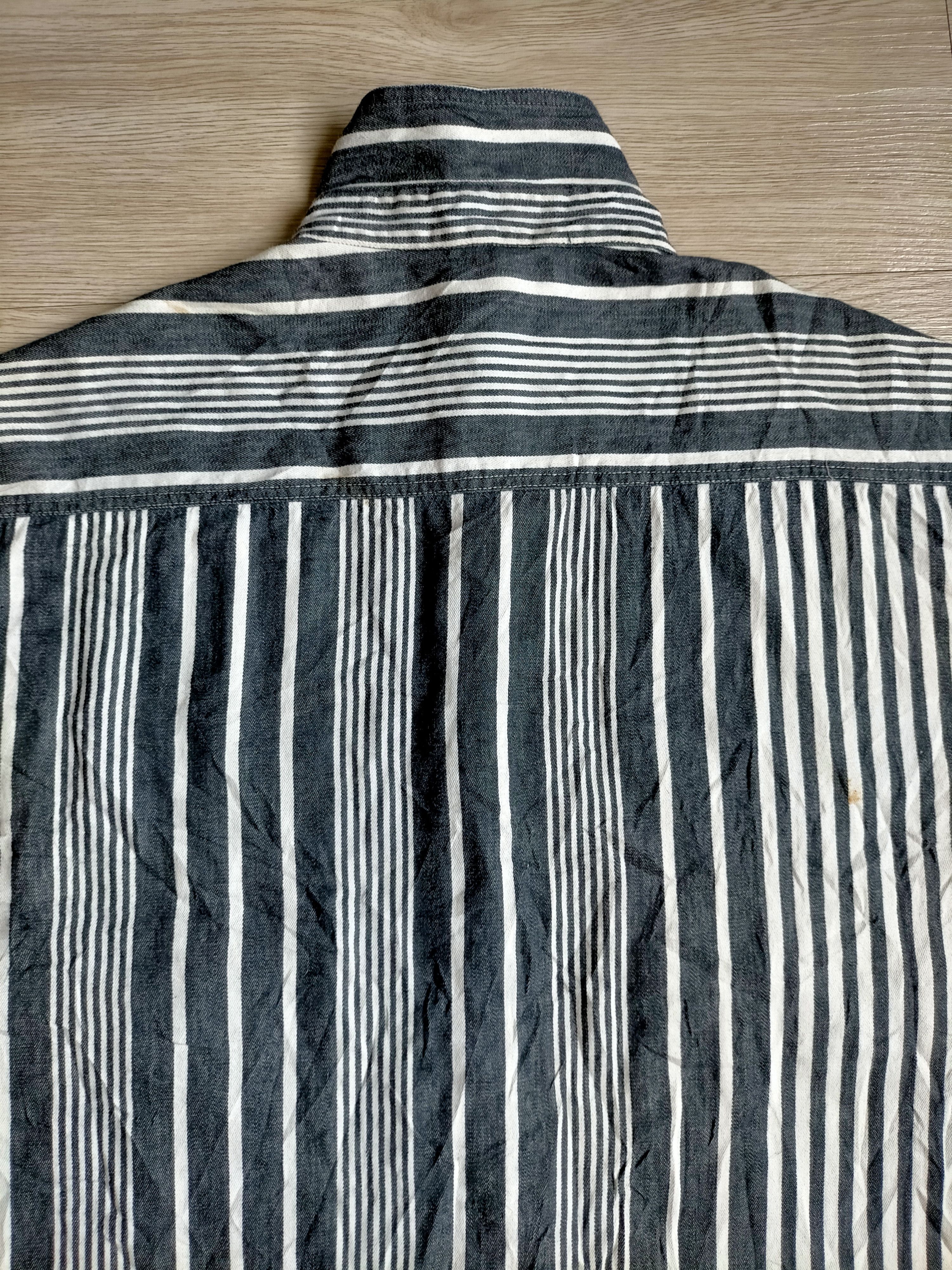 Marithe + Francois Girbaud Marithe +Francois Girbaud Hickory Striped Denim Button ups Size US M / EU 48-50 / 2 - 18 Thumbnail