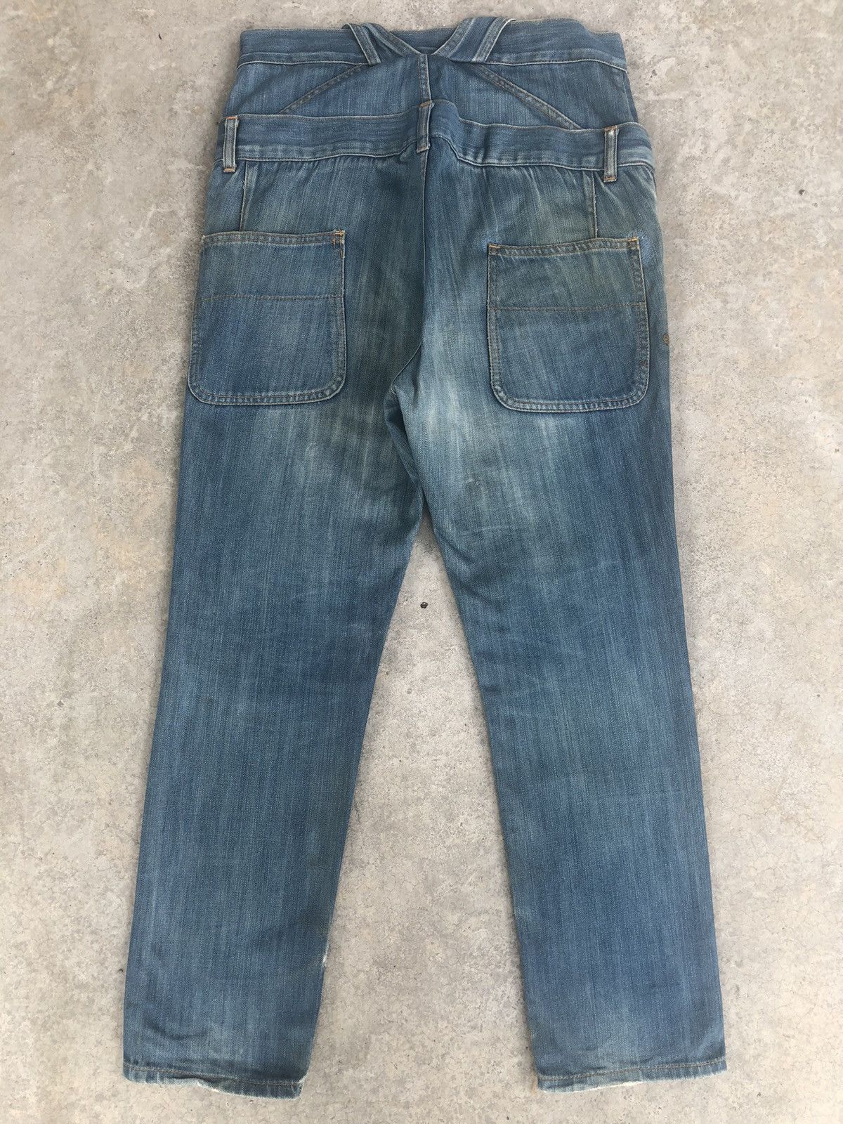 Issey Miyake Japanese Mercibeaucoup Double Waist Distressed Issey Miyake Size US 31 - 2 Thumbnail