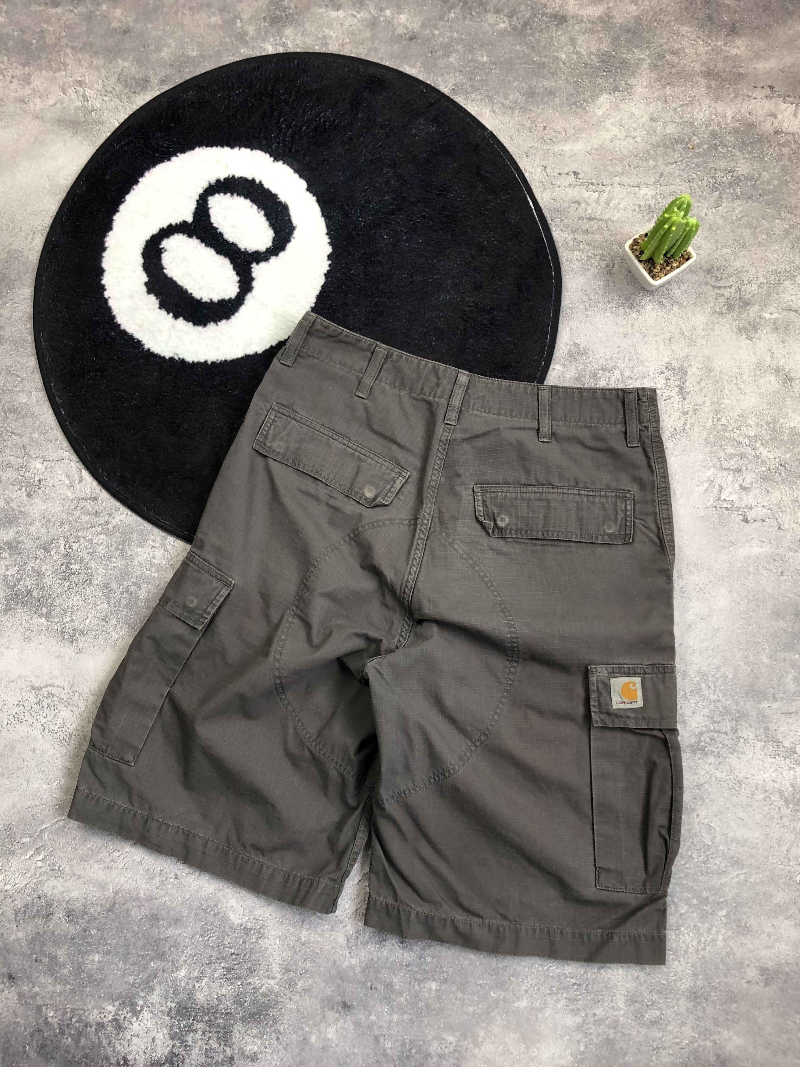 Carhartt CARHARTT Vintage Mini Logo Cargo Shorts Streetwear Workwear Size US 29 - 1 Thumbnail