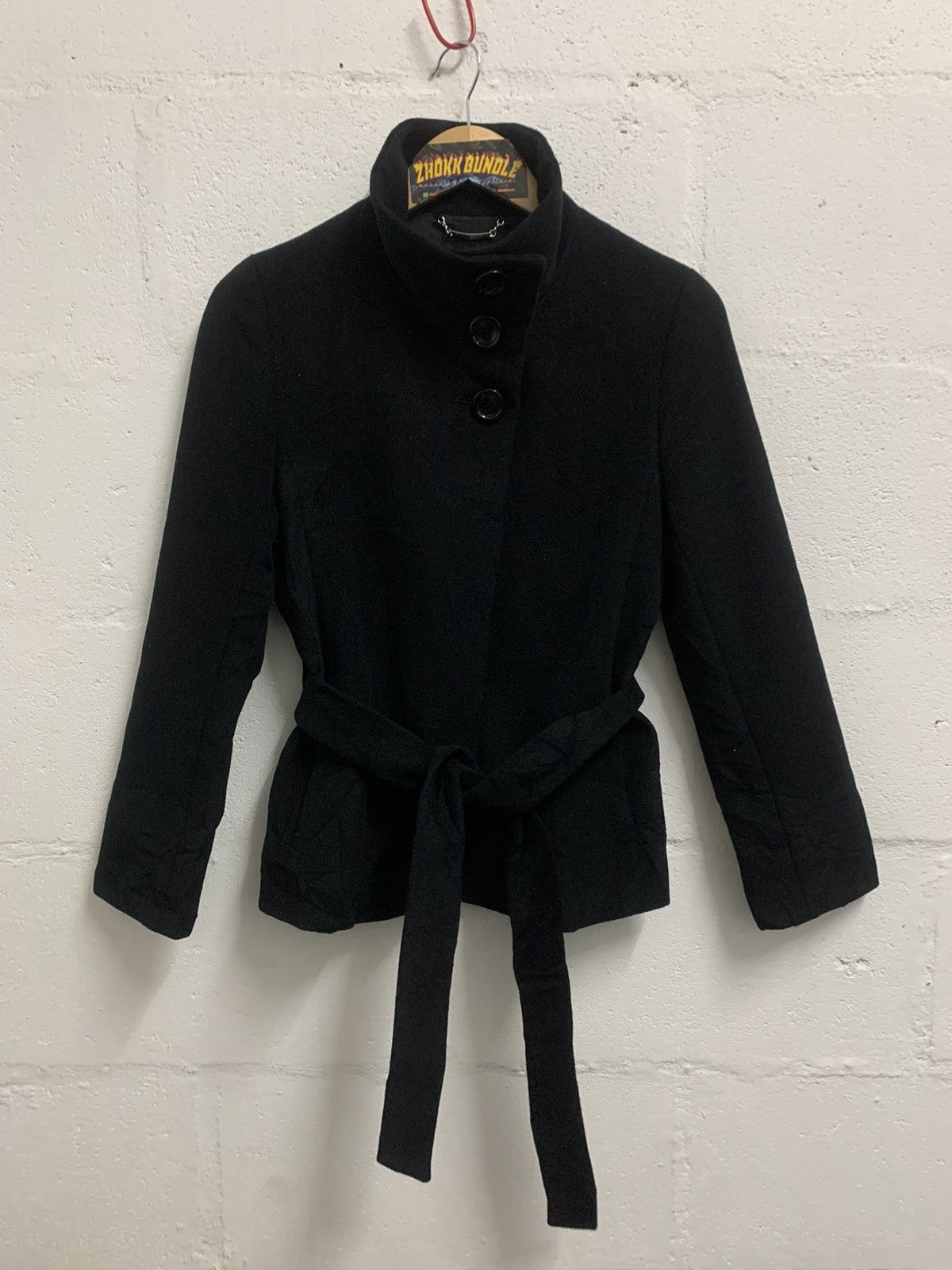 Yohji Yamamoto INED Stainless Steel Collar Jacket Single Melton Size S / US 4 / IT 40 - 3 Thumbnail