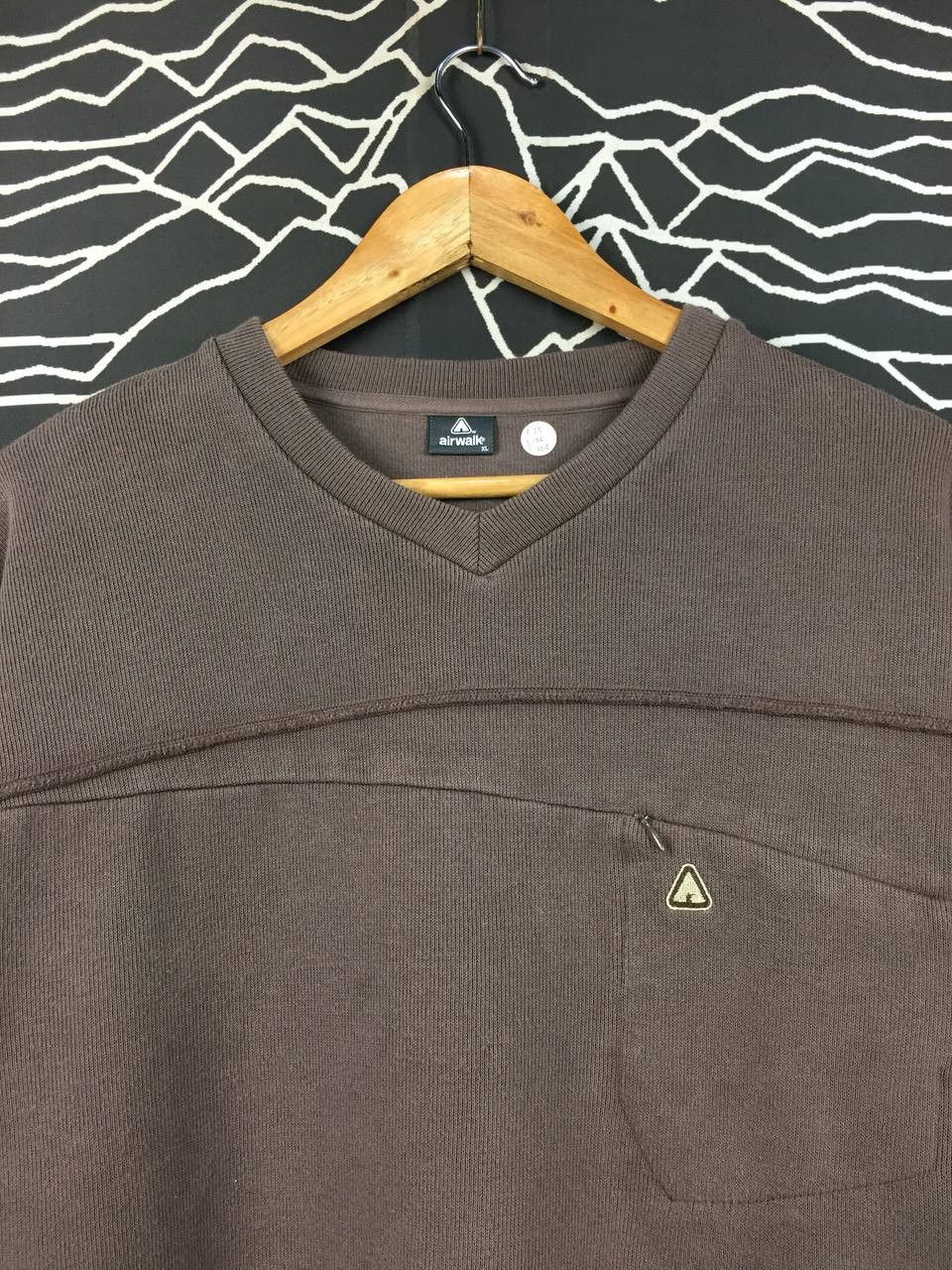 Airwalk Vtg Airwalk Skateboards Zipper Chest Pocket Sweatshirt Size US XL / EU 56 / 4 - 3 Thumbnail