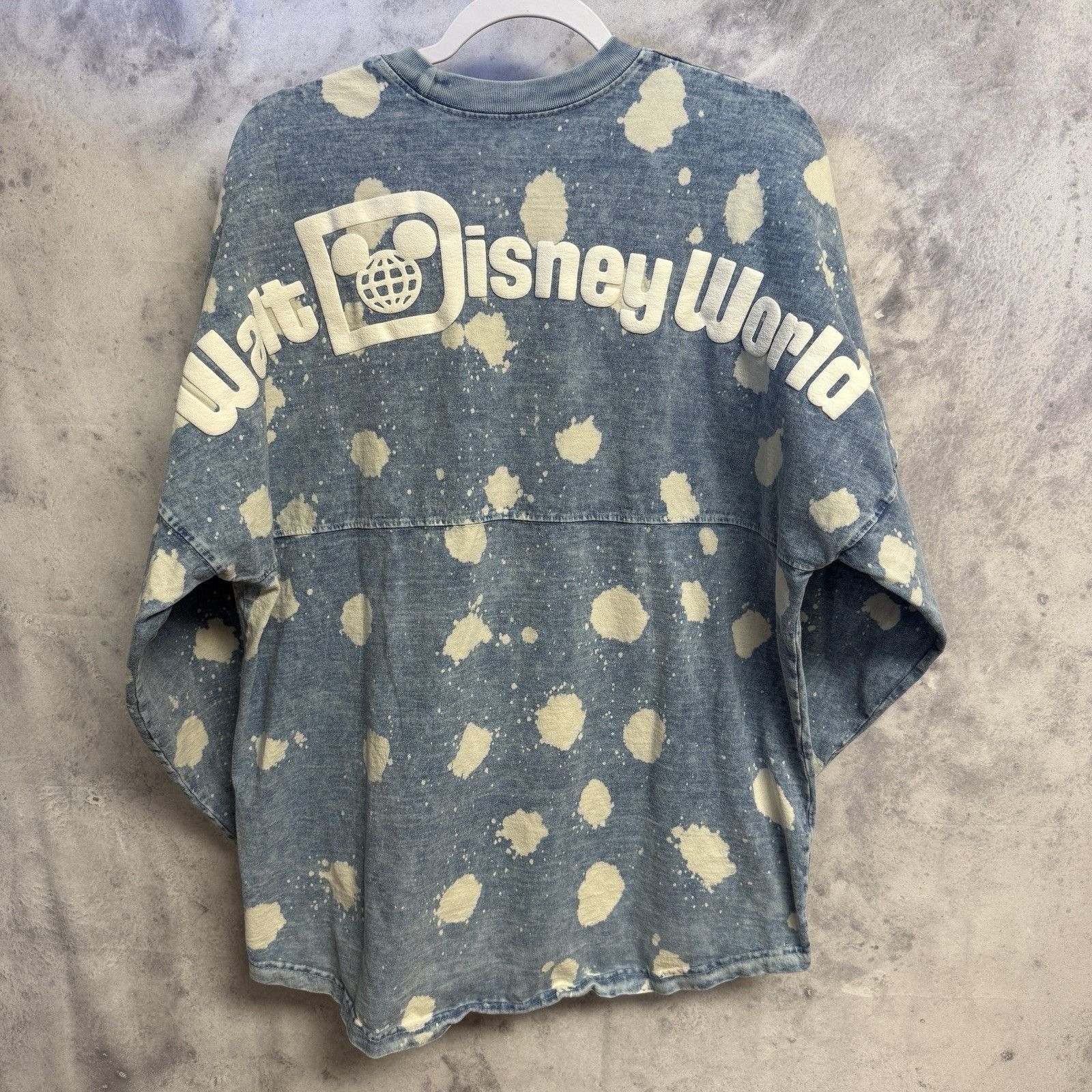 Disney Walt Disney World Spirit Jersey Mens Large Blue Bleach Long Size US L / EU 52-54 / 3 - 2 Thumbnail