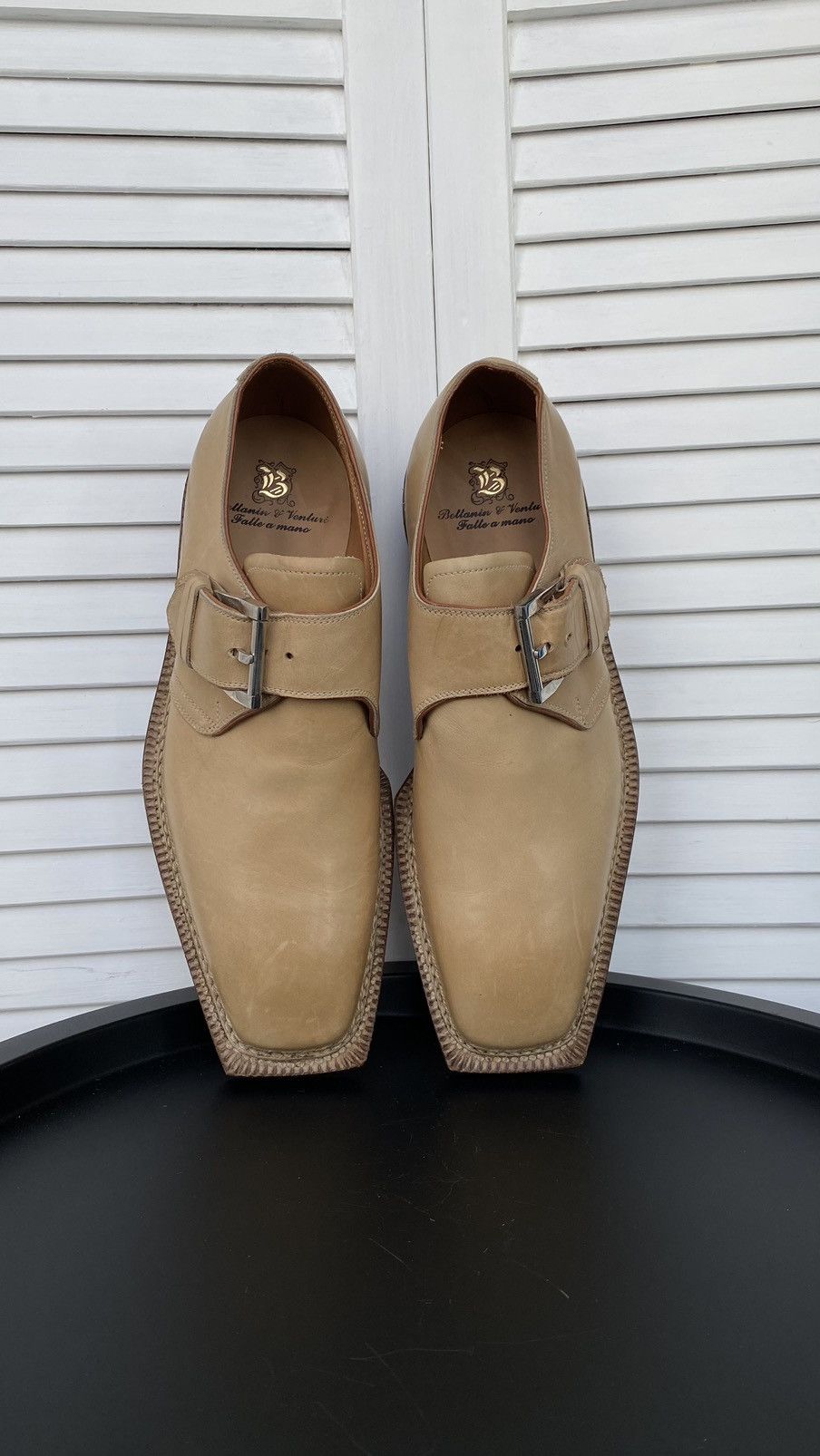 Bettanin & Venturi Bettanin & Venturi Monkstrap Leather Shoes Norvegese Welted Size US 10 / EU 43 - 13 Thumbnail