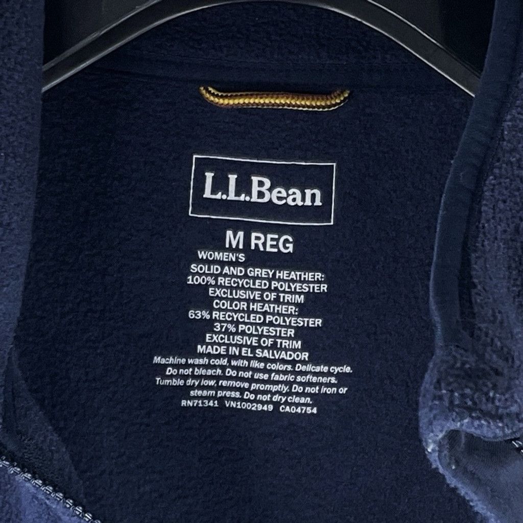 L.L. Bean L.L. BEAN Men’s Navy Fleece Vest Sun Symbol Brand Tag M Reg Size US M / EU 48-50 / 2 - 3 Thumbnail