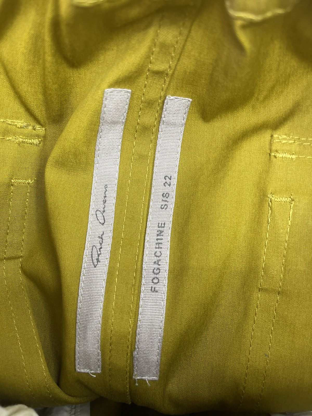 Rick Owens Rick Owens Bauhaus (mustard) pants Size US 28 / EU 44 - 3 Thumbnail