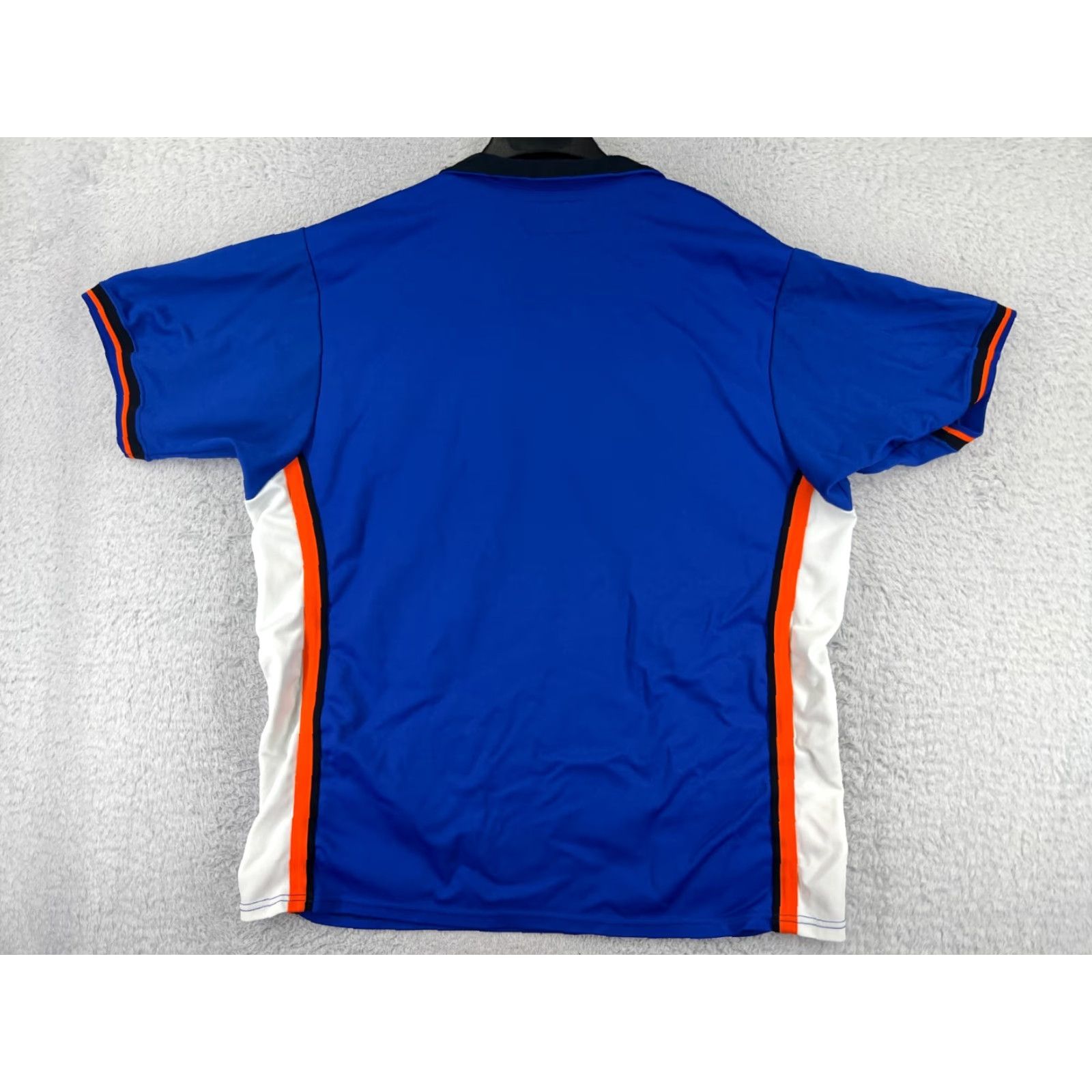Apple VINTAGE Ripon Athletic Jersey Mens XL Blue NY New York 90s Hip Hop Music Embroidered Logo T-Shirt Fit: Regular Size US XL / EU 56 / 4 - 2 Thumbnail