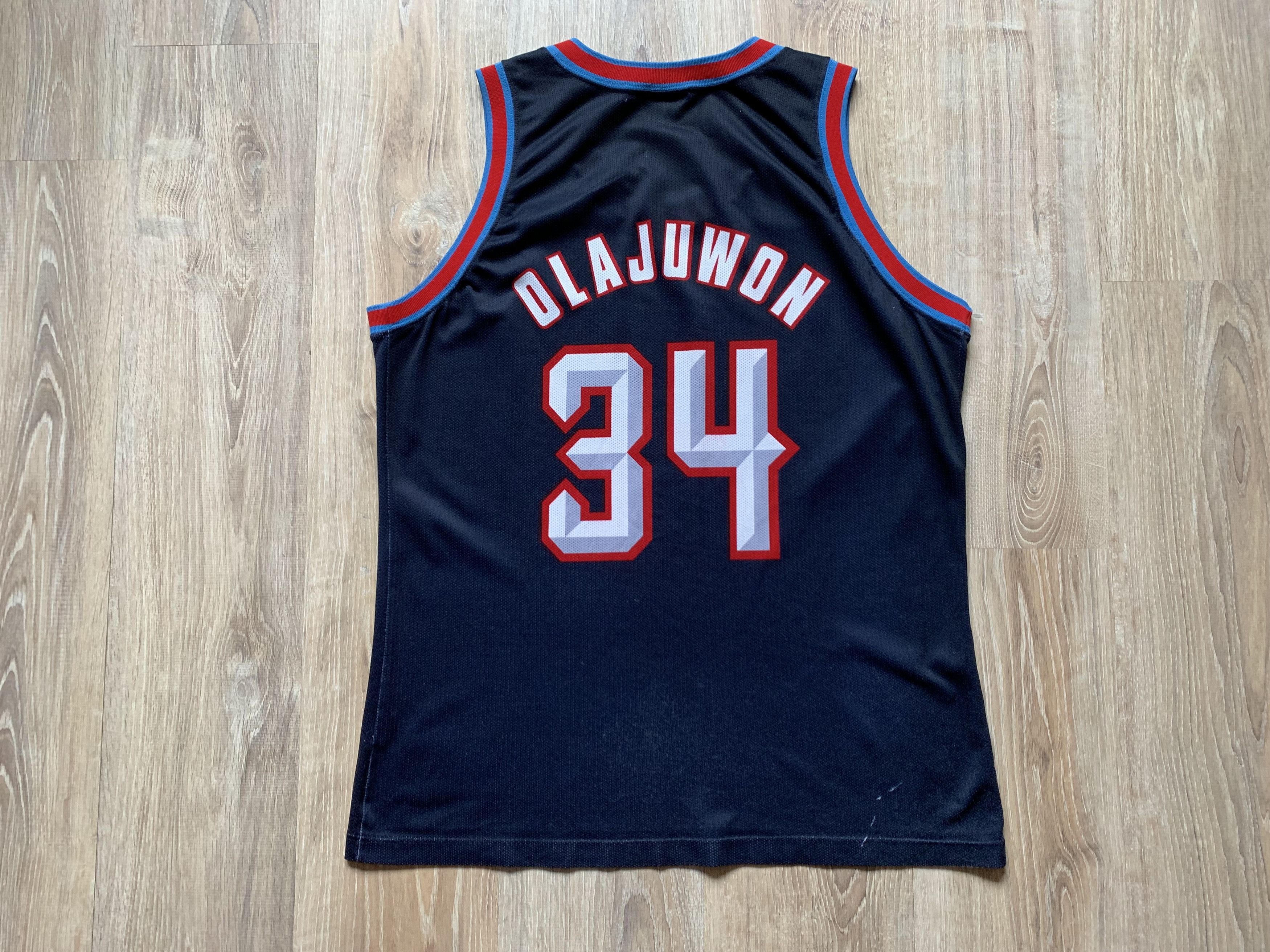 Olajuwon Jersey Number 34 Houston Rockets Vintage NBA Houston