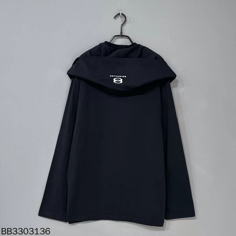Balenciaga Balenciaga FW24 Four-Sleeve Hooded Double Ring logo Fake Tw Size US S / EU 44-46 / 1 - 3 Thumbnail