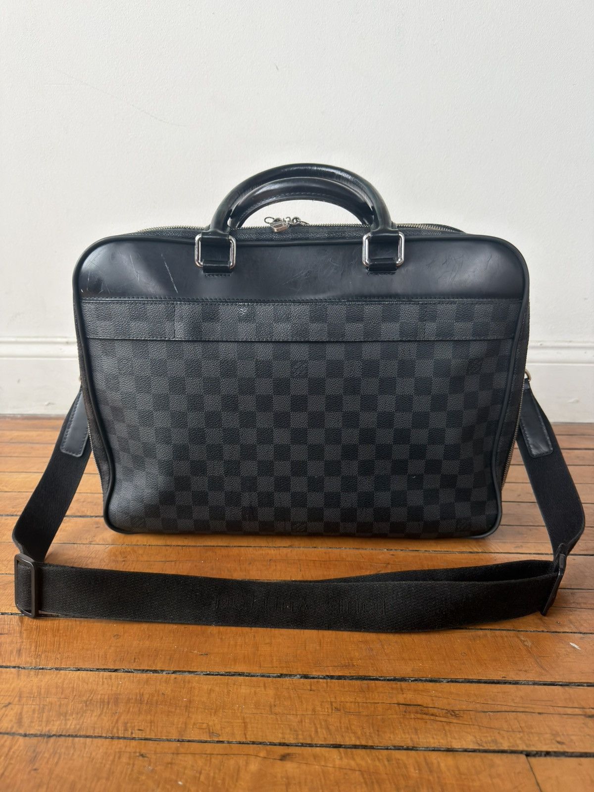 Louis Vuitton Louis Vuitton Overnight Briefcase Damier Graphite Size ONE SIZE - 4 Thumbnail