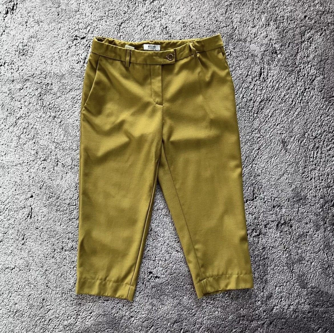 Moschino Moschino Cheap and Chic Cropped Wool Trousers Size 30" / US 8 / IT 44 - 1 Thumbnail