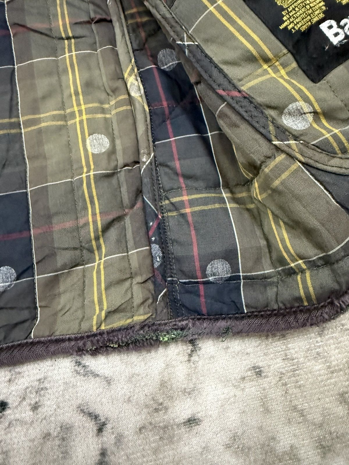 Barbour Barbour R.Newbold Quilted Cudroy Colar Down Jacket Size US S / EU 44-46 / 1 - 12 Thumbnail