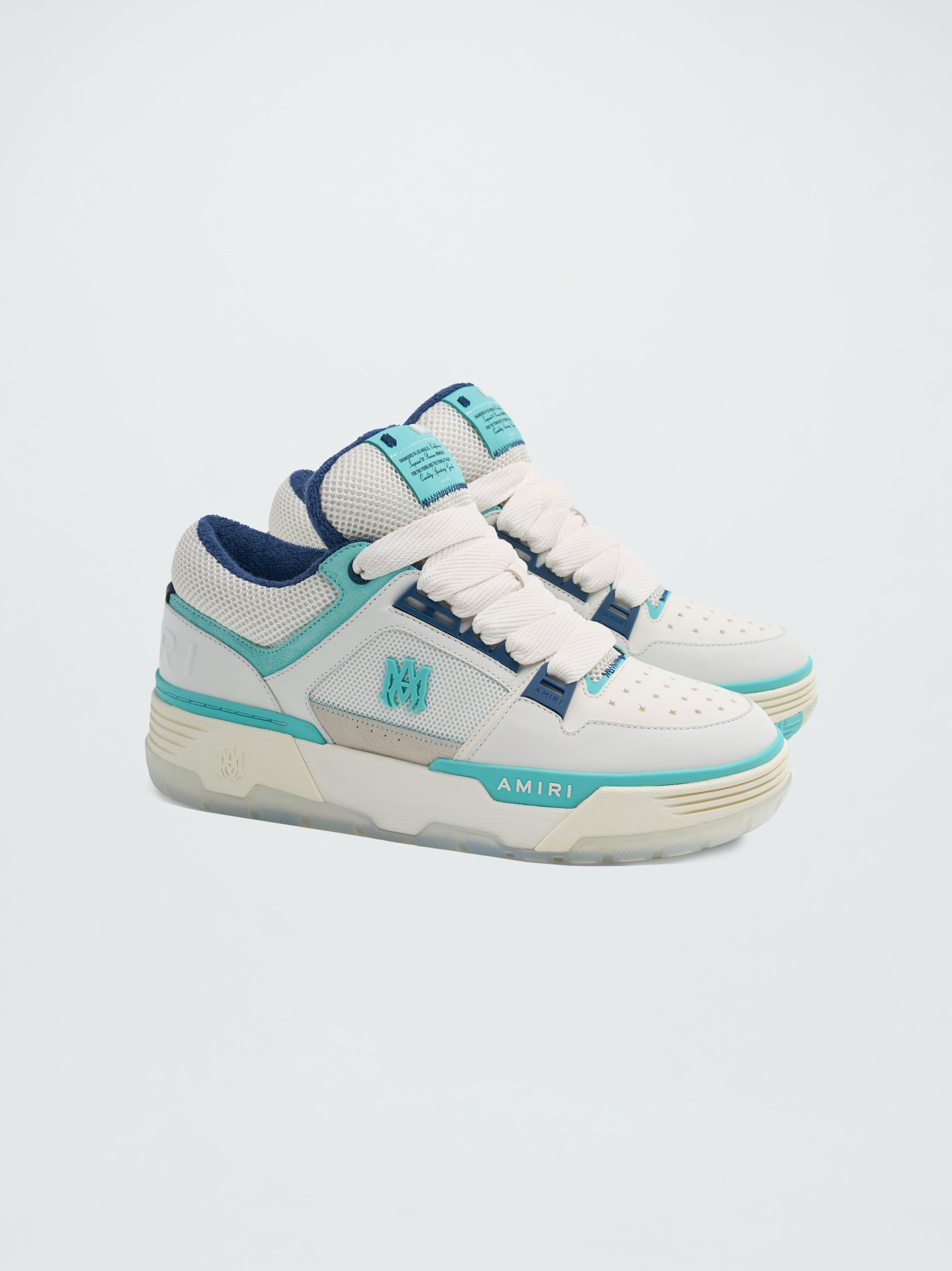 Amiri oc11z0225 MA-1 Low-Top Sneakers in Blue/White Size US 10 / EU 43 - 2 Thumbnail