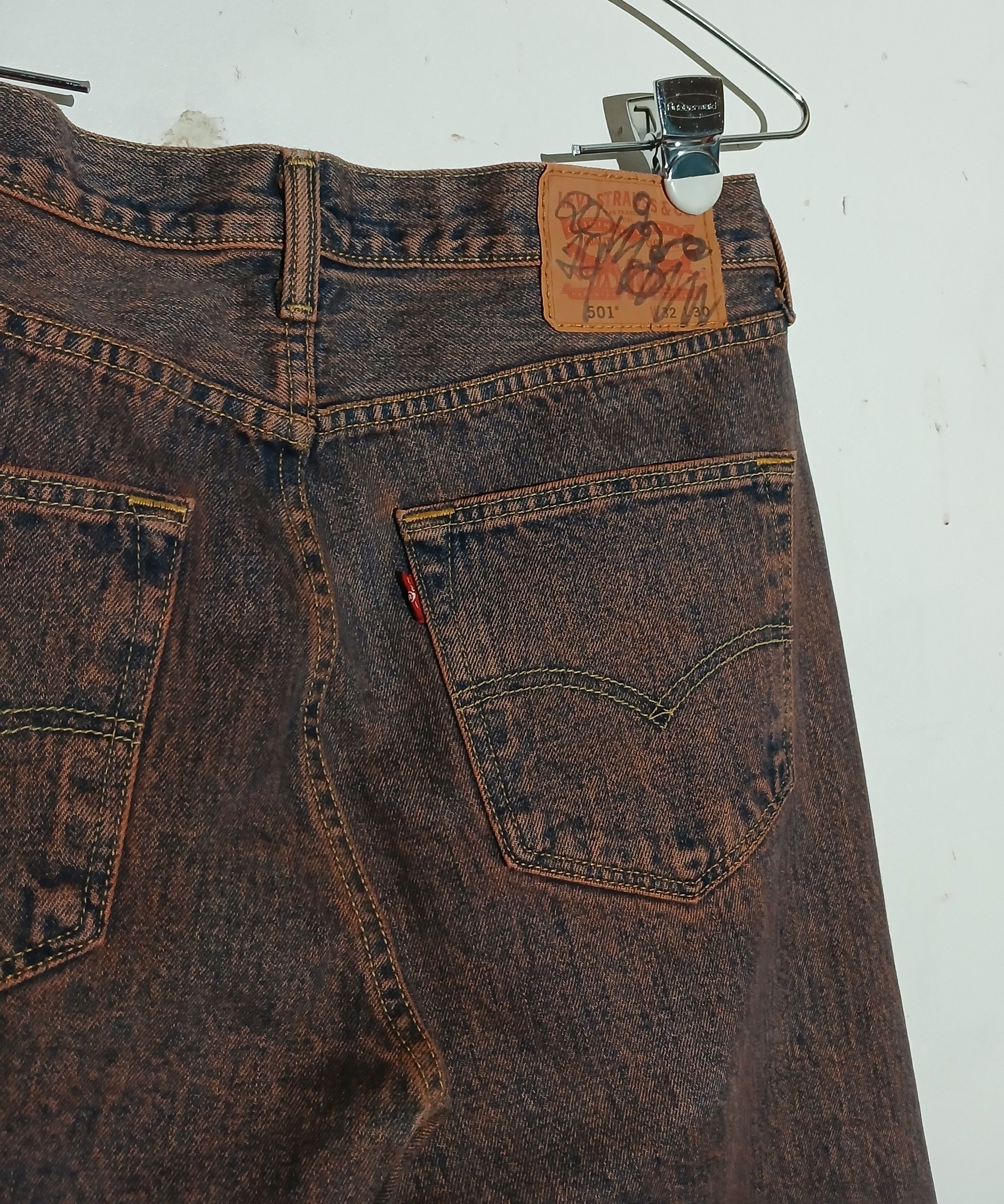 Levi's 501 Levis 2019 Ass Pizza Jeans Size US 32 / EU 48 - 2 Thumbnail