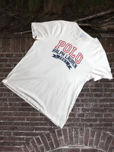 Polo Ralph Lauren × Ralph Lauren Vintage Polo Ralph Lauren Big Logo Tee Tshirt Spellout Size US XL / EU 56 / 4 - 1 Thumbnail