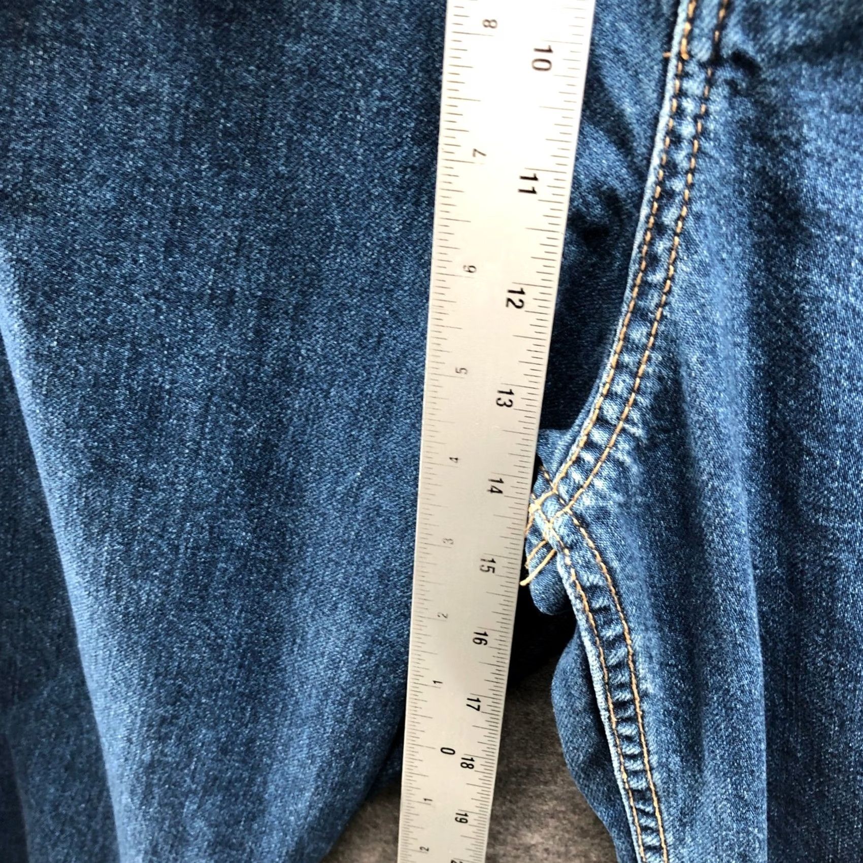 Zara Zara Paperbag Waist Baggy Jeans Womens S Blue Relaxed Barrel Blue High Rise Jeans Size 28" / US 6 / IT 42 - 7 Thumbnail