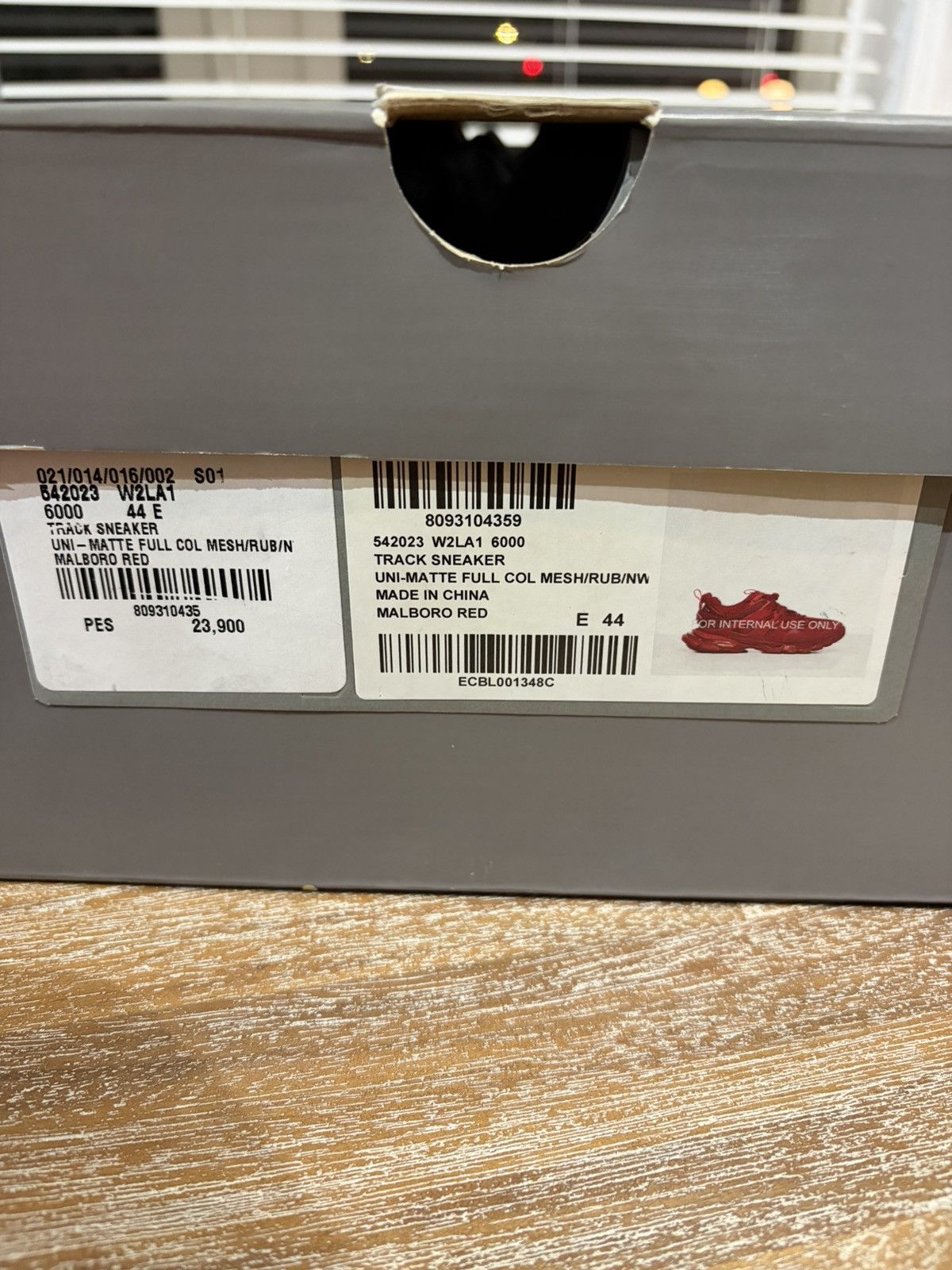 Balenciaga Red Balenciaga Track 1.0 Size US 11 / EU 44 - 10 Thumbnail