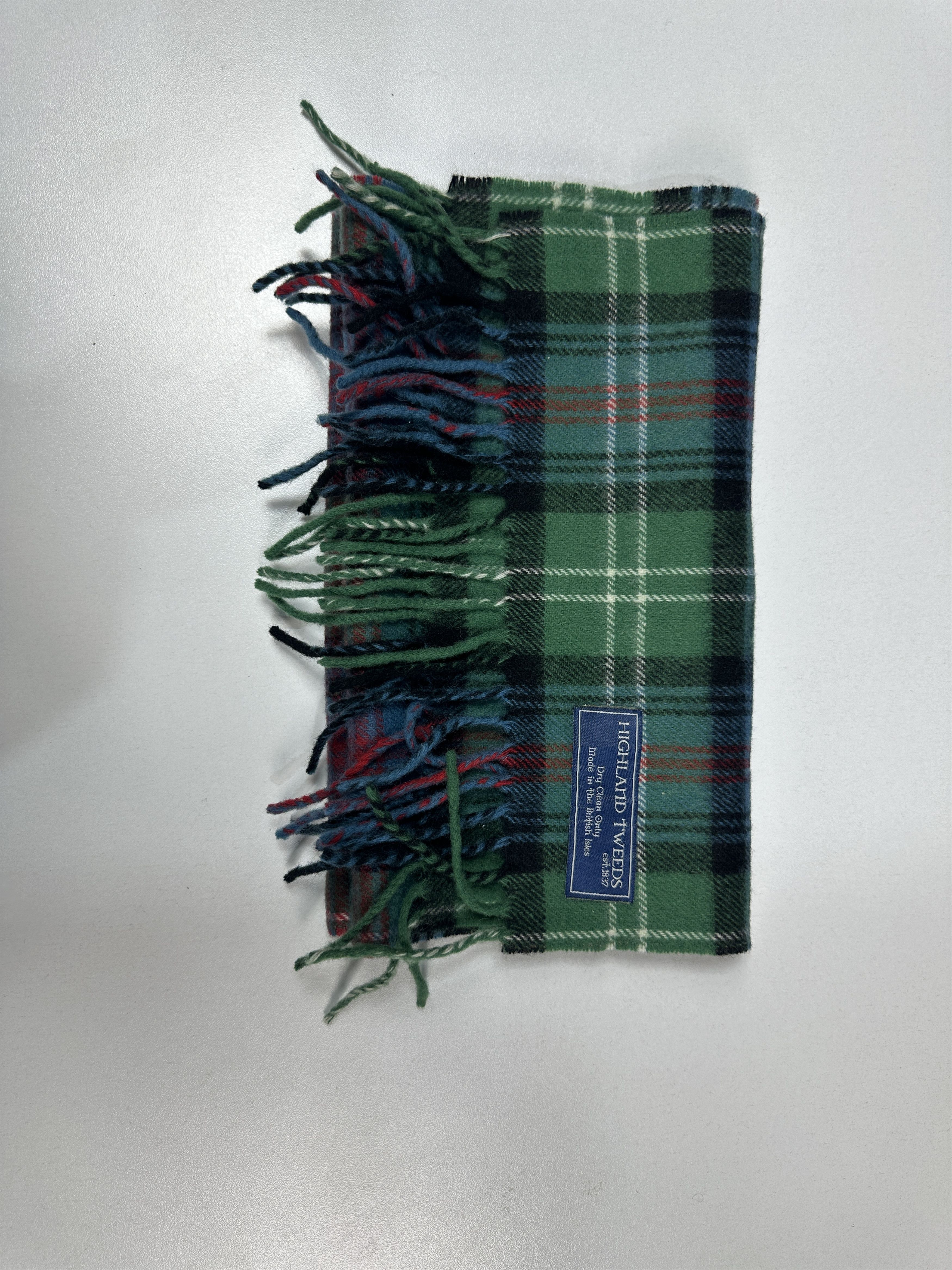 Highland Highland Tartan Tweeds 100 % Wool scarf 30 x 135 cm Size ONE SIZE - 3 Thumbnail