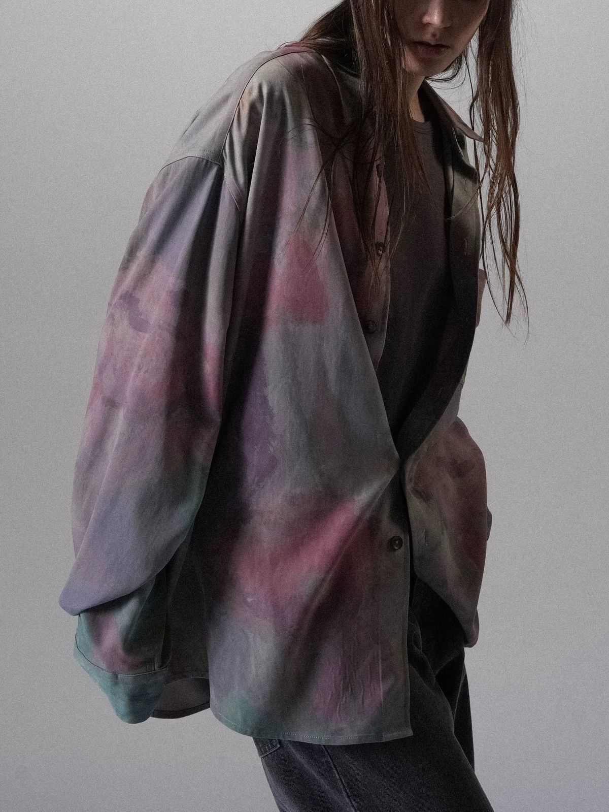 Other Oil-Painting Print Tencel Vintage Silhouette LS Shirt Size US M / EU 48-50 / 2 - 4 Thumbnail