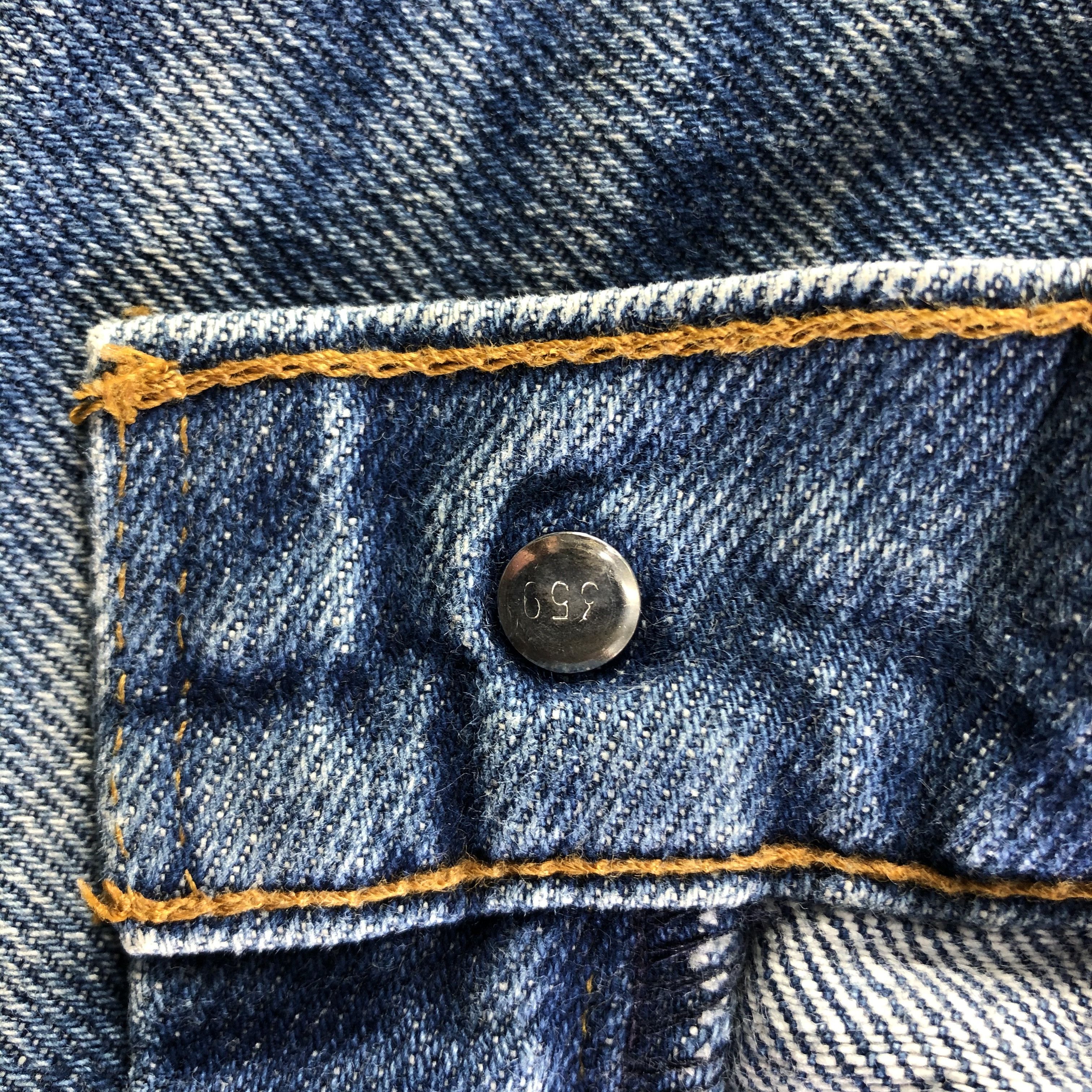 Levi's Vintage Blue Wash Levis 505 Jeans-J3859 Size US 28 / EU 44 - 9 Thumbnail