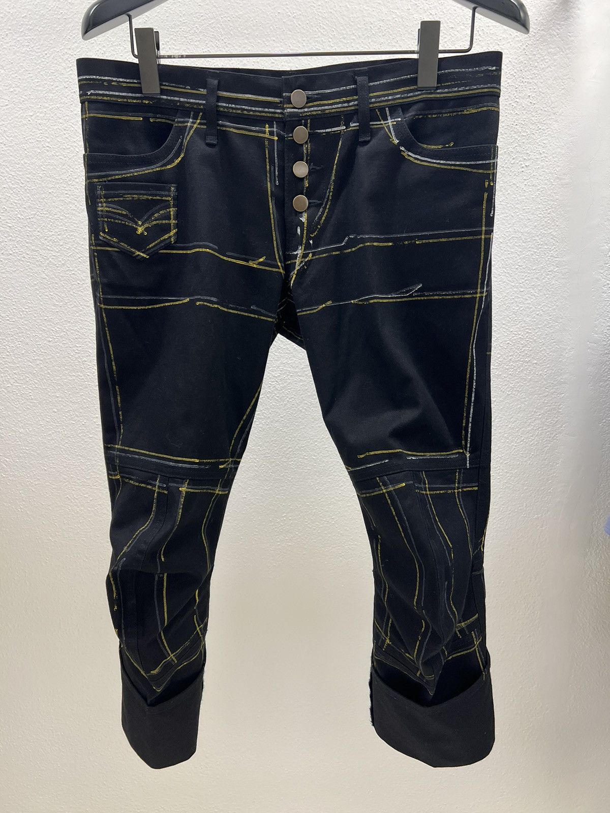 Christopher Nemeth Nemeth Painted lines 25586 pants Size US 34 / EU 50 - 2 Thumbnail