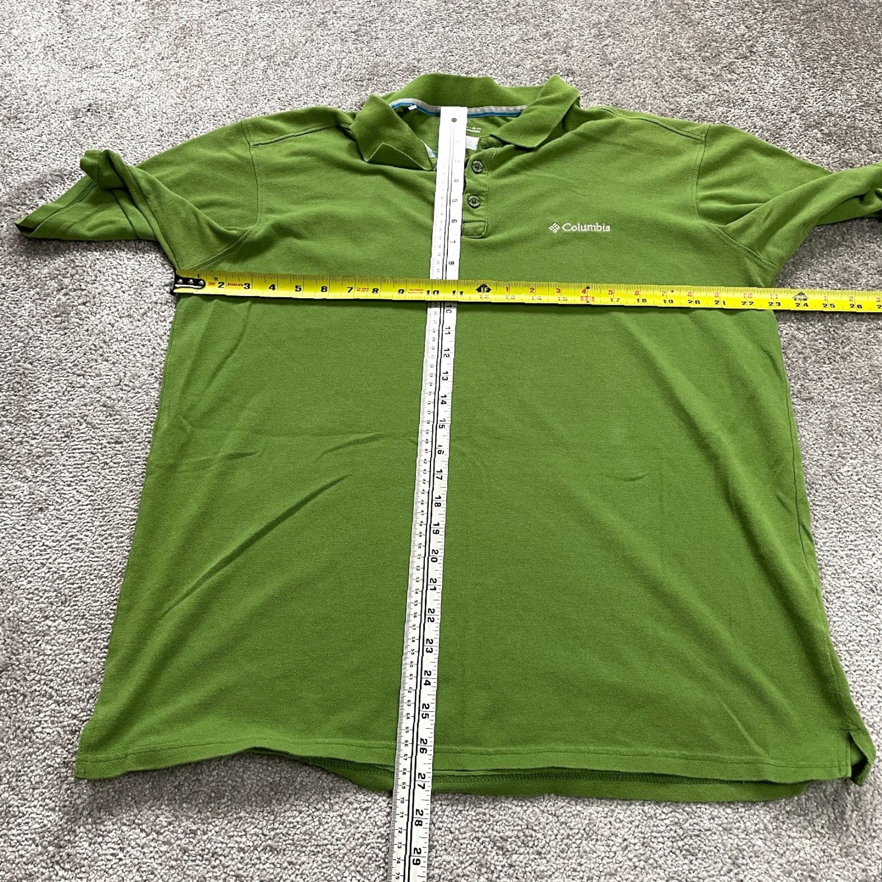 Vintage Columbia Polo Shirt Mens Large Green Short Sleeve Omni Wick Casual Outdoor Size US L / EU 52-54 / 3 - 7 Thumbnail