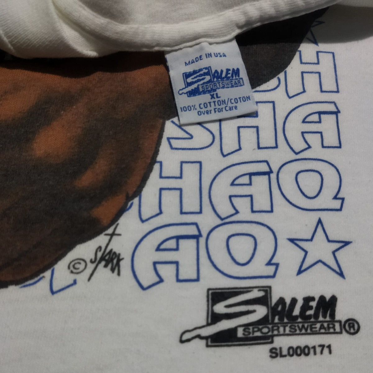 Salem Sportswear Vintage 90s NBA Shaquille O’Neal Orlando Shirt Size US XL / EU 56 / 4 - 3 Thumbnail