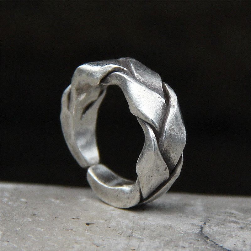 Jewelry Rare Jewelry Rings Open Size Chrome Ring (Size 7-13) Size ONE SIZE - 1 Thumbnail