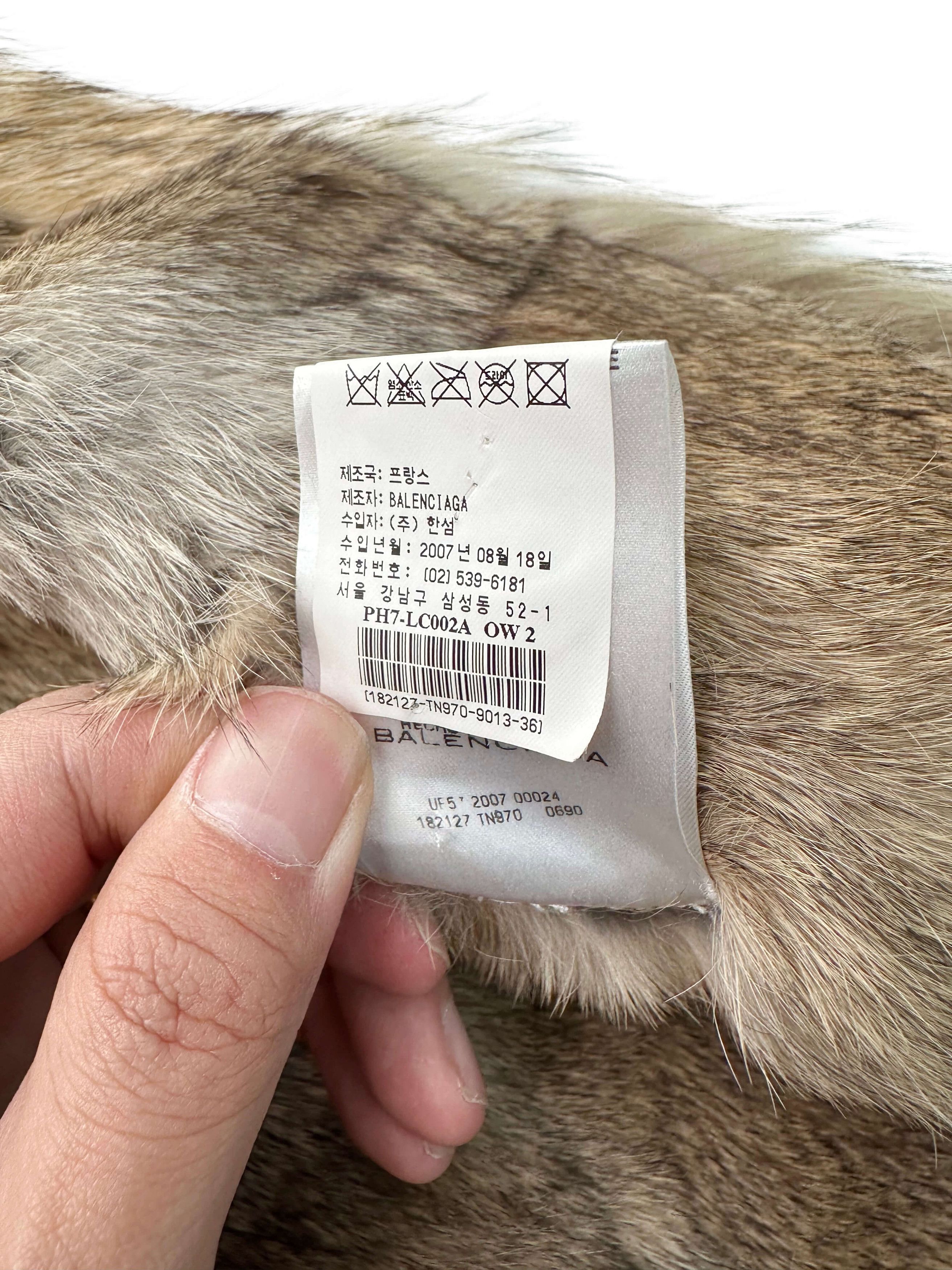 Balenciaga BALENCIAGA by Nicolas Ghesquière 2007aw fur leather coat Size XS / US 0-2 / IT 36-38 - 10 Thumbnail