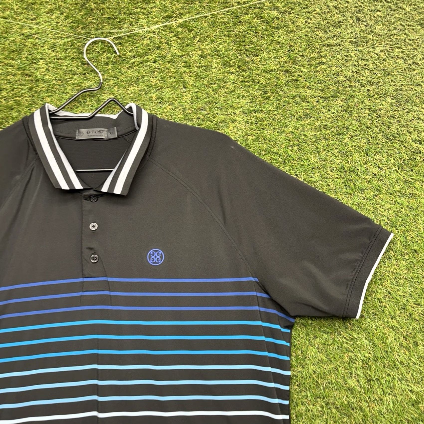 G/FORE G/FORE Golf Polo Shirt Mens XL Blue Short Sleeve Casual Polo Shirt Regular Fit Golf Performance Size US XL / EU 56 / 4 - 2 Thumbnail