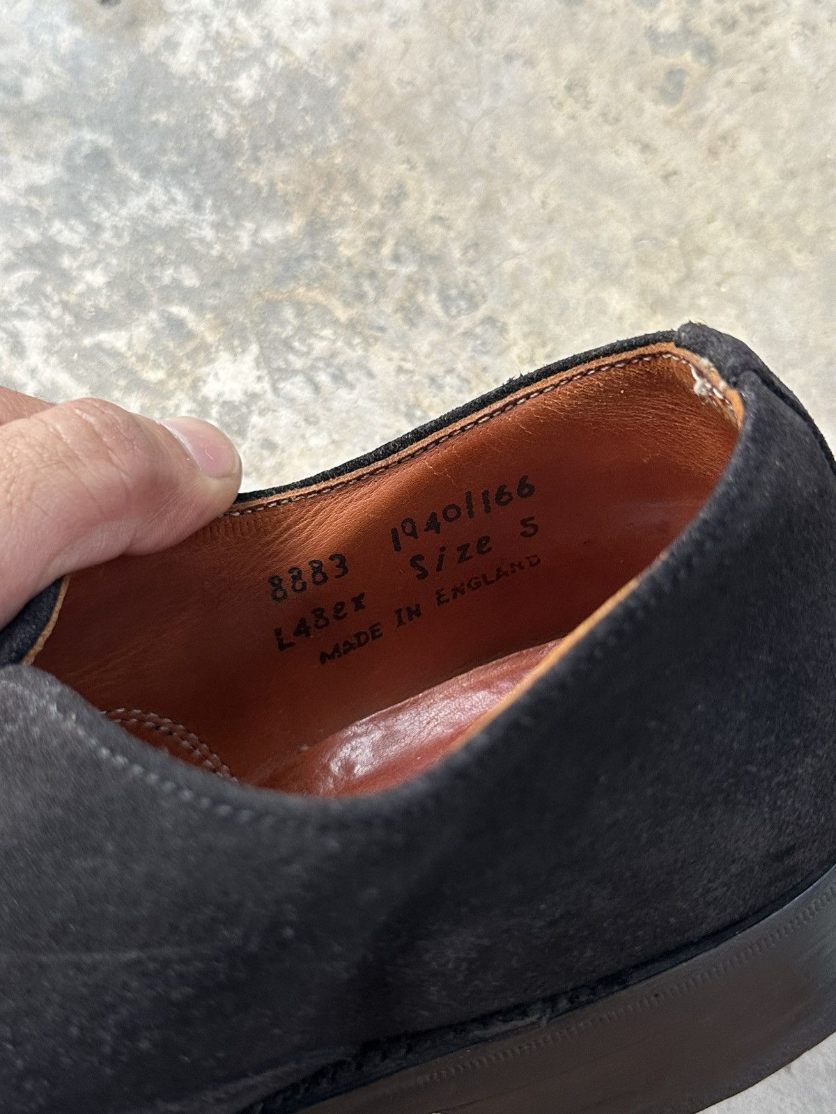 Alfred Sargent Alfred Sargent Limited Edition Suede Cap-Toe Oxford Shoes Size US 5 / EU 37 - 12 Thumbnail