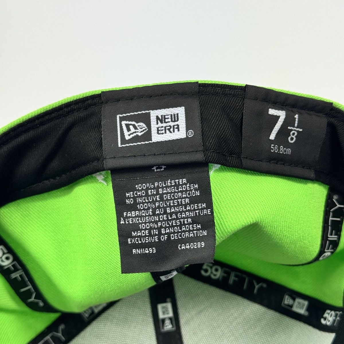 New Era LIME MANNAHATTA EMBROIDERED CAP 7 1/8 Size ONE SIZE - 7 Thumbnail