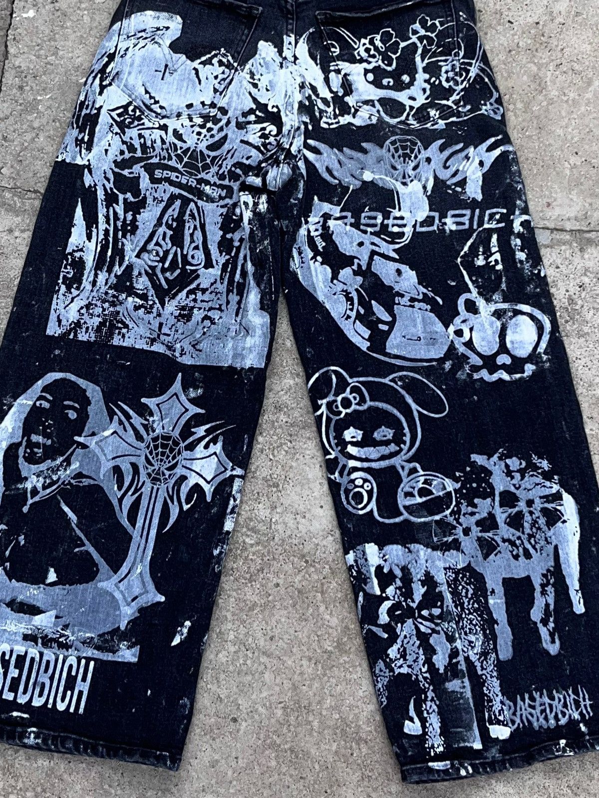 Other Basedbich women’s 1of1 custom jeans size 25w Size 25" / US 0 / IT 36 - 4 Thumbnail
