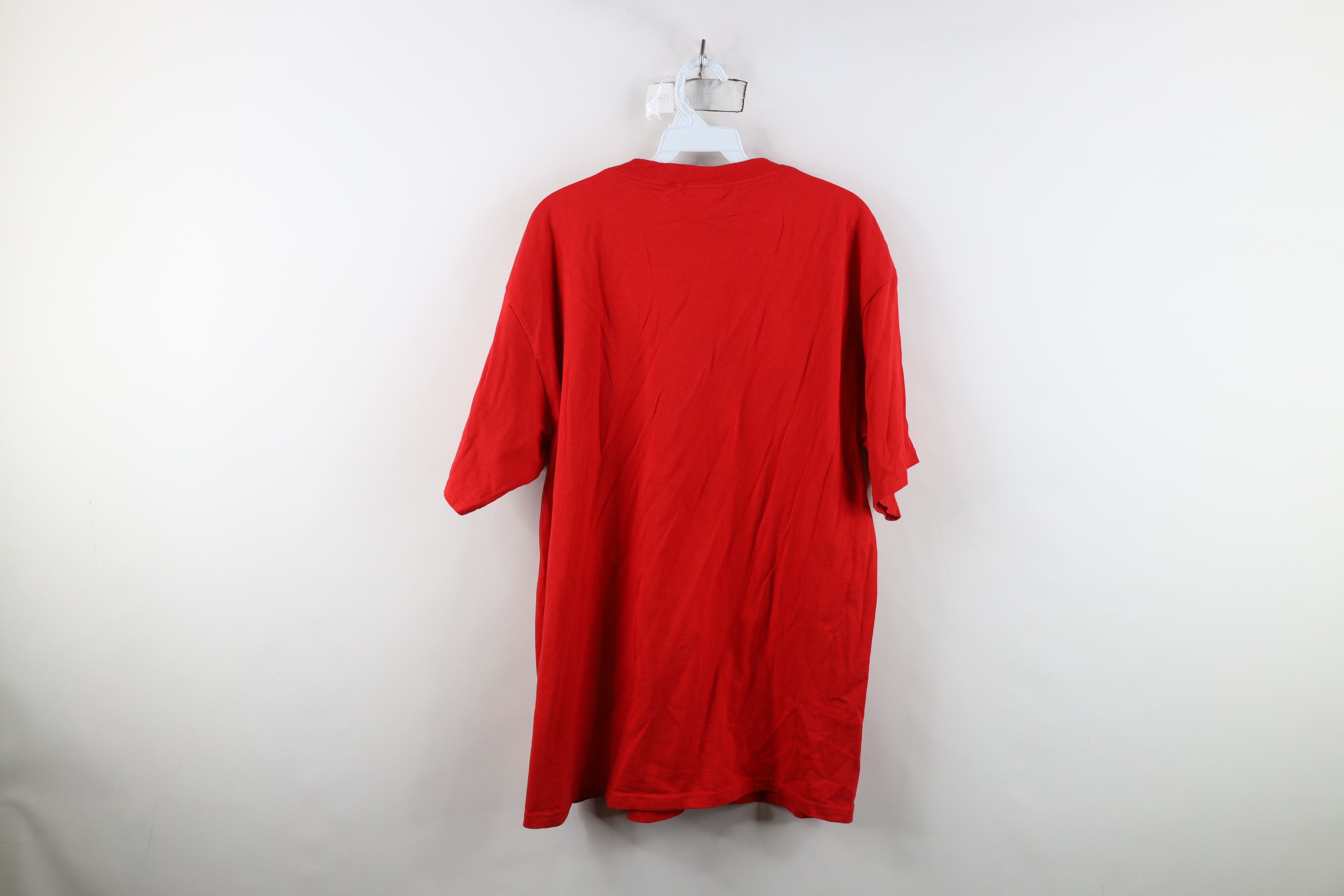 Vintage Vintage Y2K 2003 Spell Detroit Red Wings Hockey T-Shirt Red Size US L / EU 52-54 / 3 - 13 Thumbnail