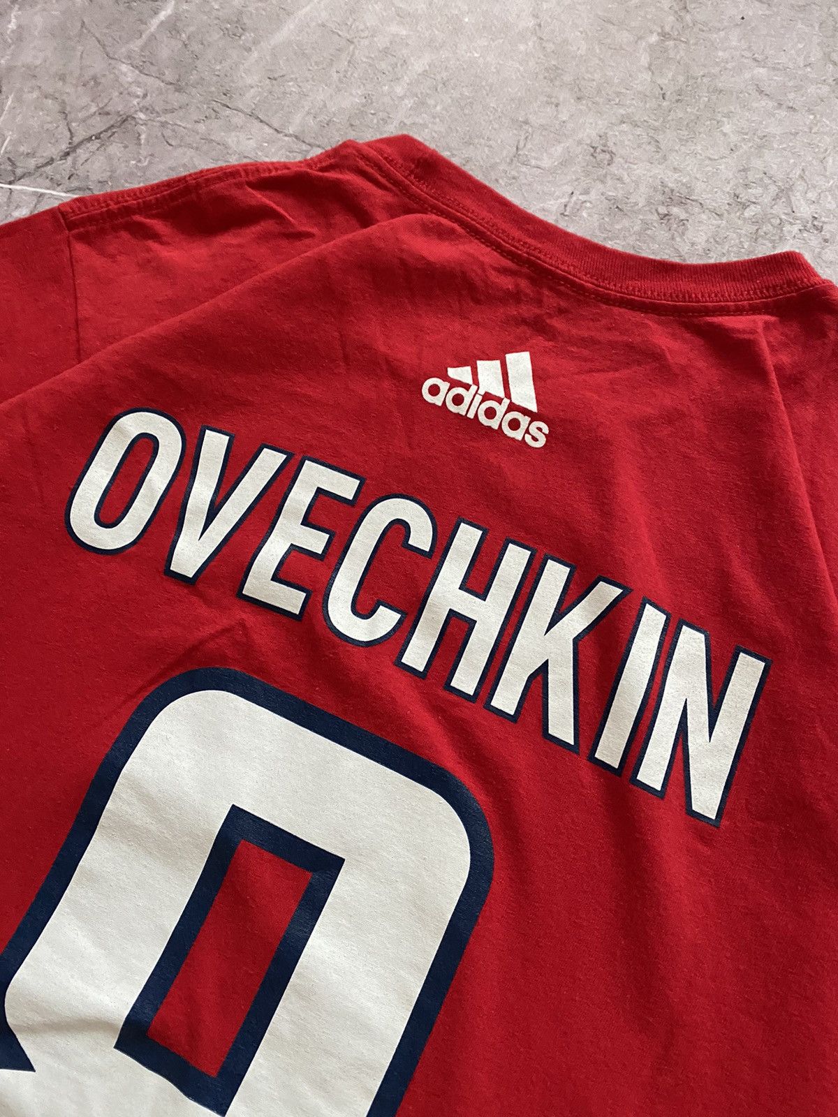 Adidas × Vintage 2018 Adidas NHL Washington Capitals Alex Ovechkin 8 T-Shirt Size US M / EU 48-50 / 2 - 7 Thumbnail