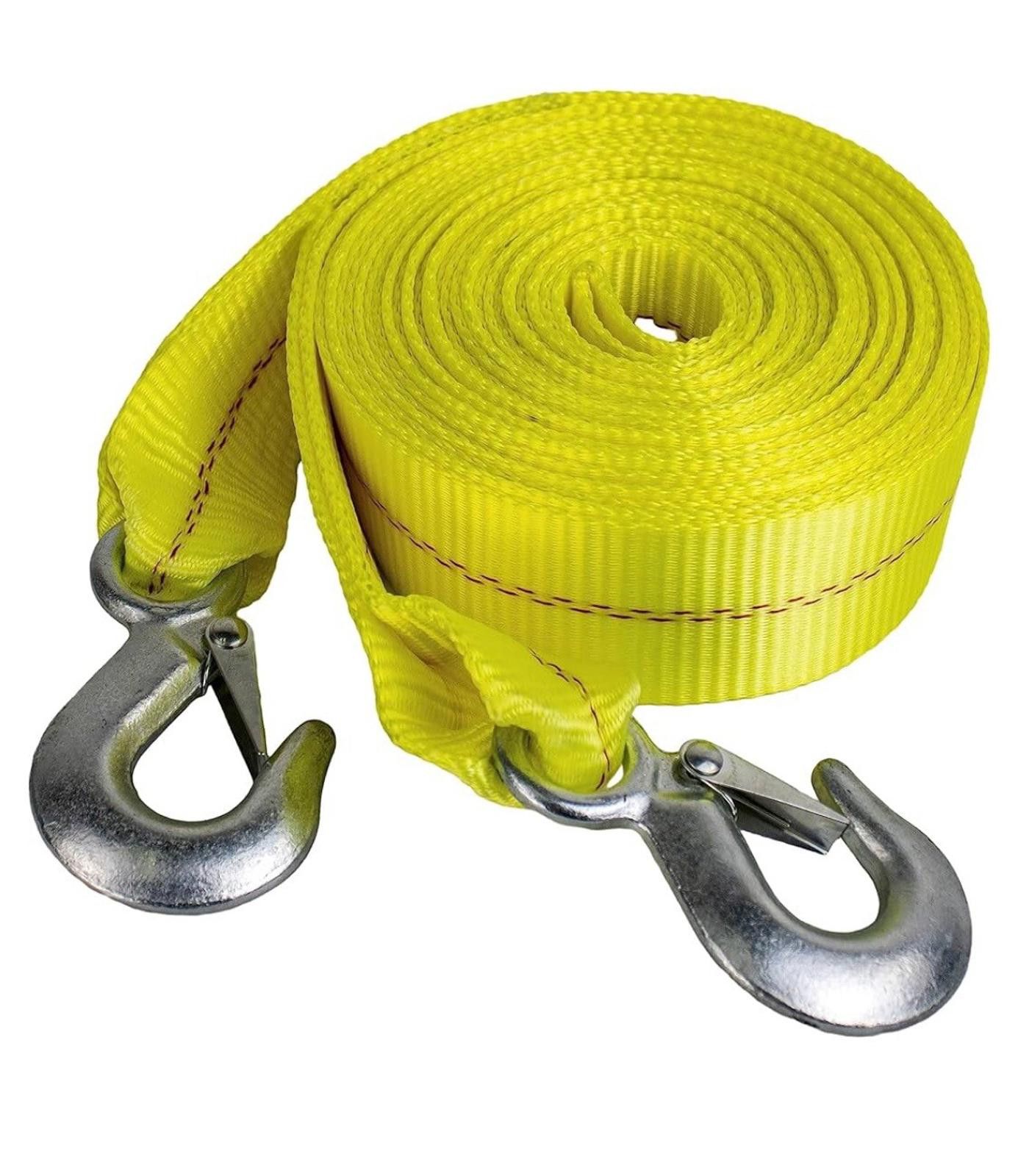 Highland 3333lb Towing Strap With Hooks Size ONE SIZE - 3 Thumbnail