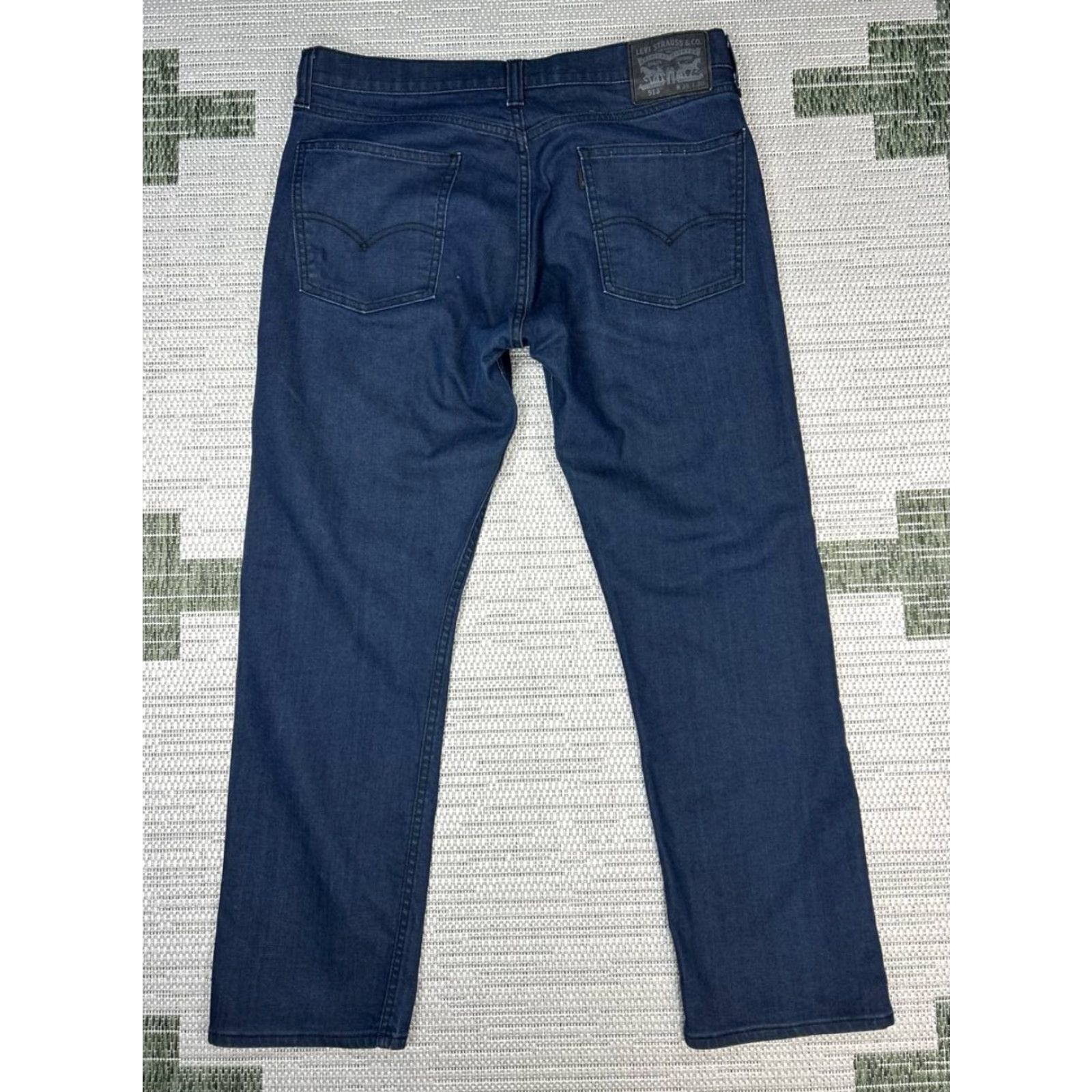 Levi's Levis 513 Jeans Mens 36 Blue Denim Indigo Wash Cotton Mid Rise 34x28 Regular Jeans Mens Blue Denim Indigo Wash 513 Levi's Size US 36 / EU 52 - 2 Thumbnail