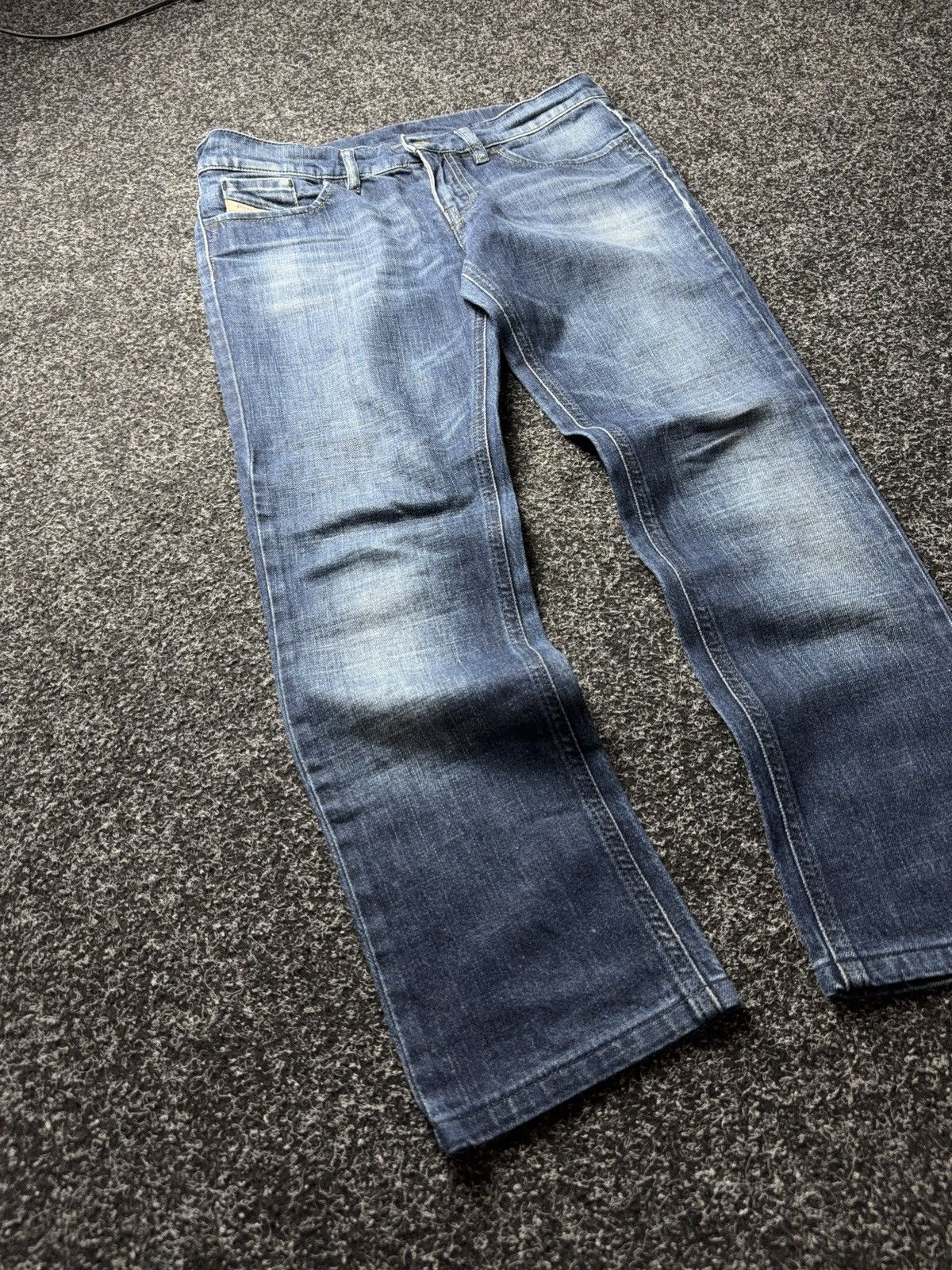 Diesel Luxury 00s Diesel LIV Jeans Distressed Y2K Wash Denim Size 30" / US 8 / IT 44 - 2 Thumbnail