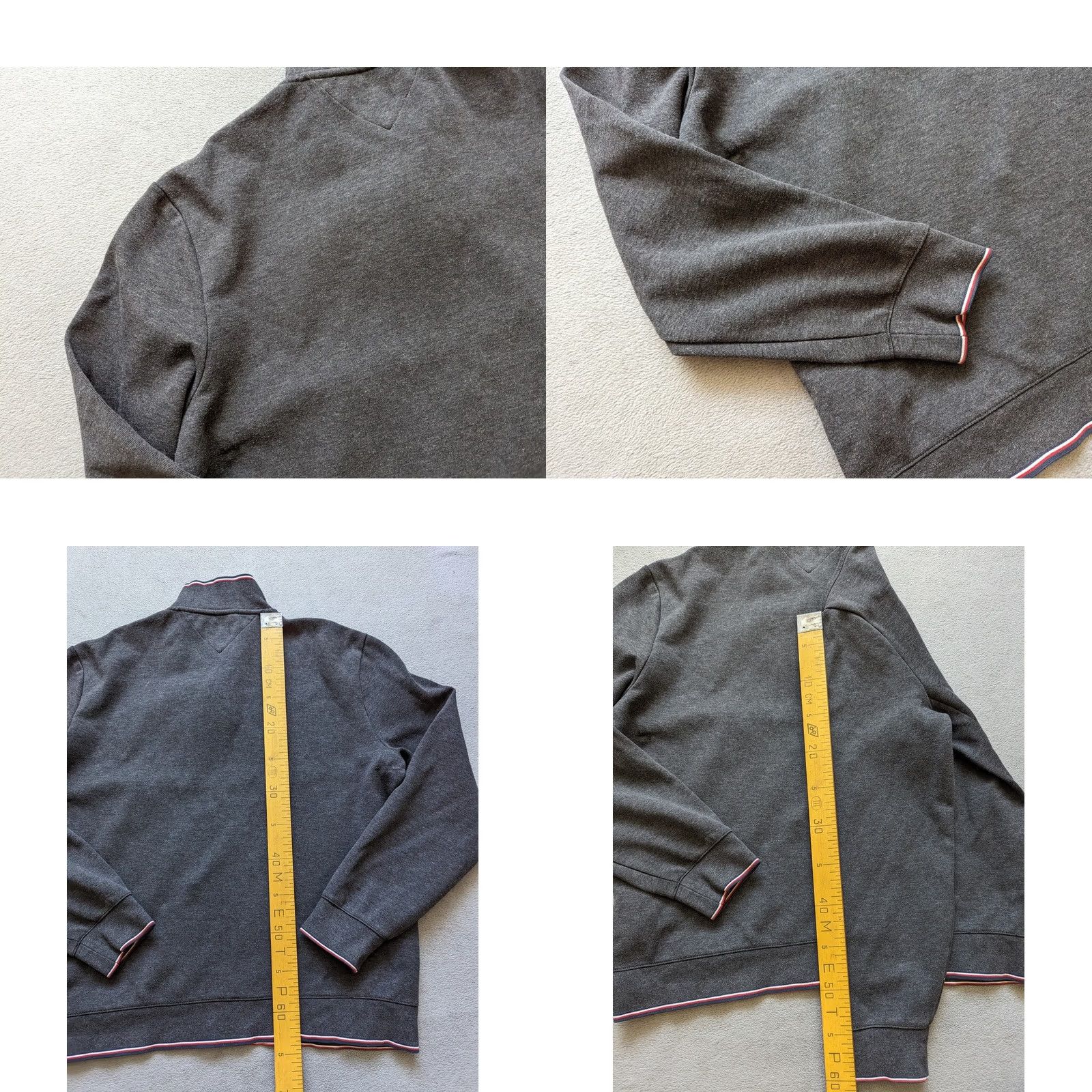 Tommy Hilfiger Tommy Hilfiger AMG Petronas Motorsport Sweatshirt Zip Mens Size L Gray Size US L / EU 52-54 / 3 - 11 Thumbnail
