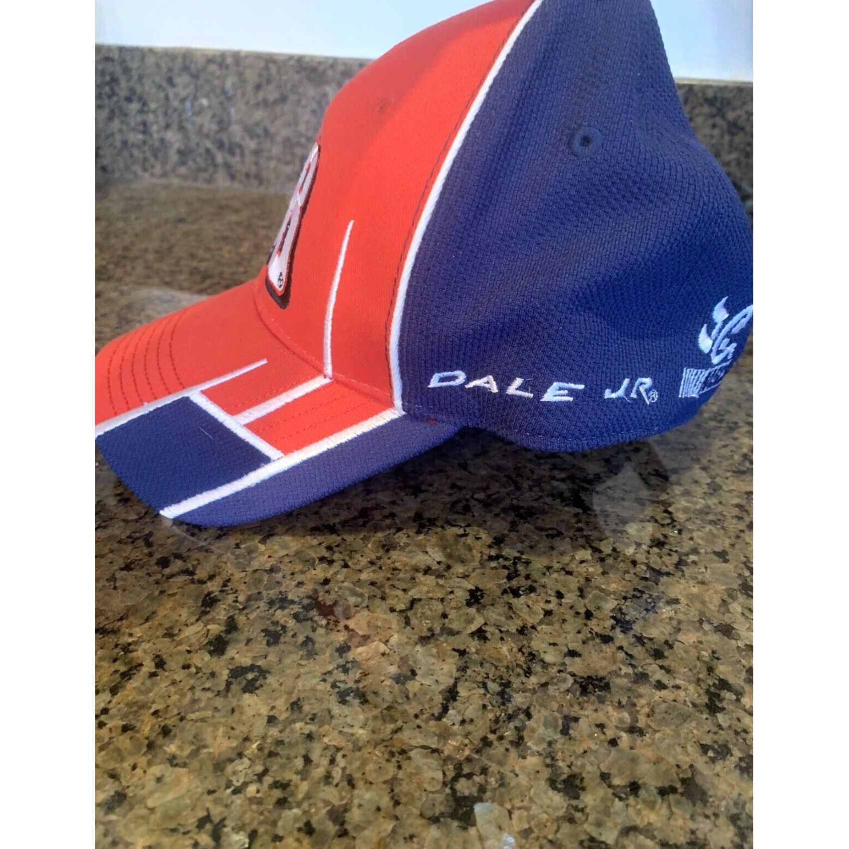 NASCAR Dale Earnhardt Jr Hat Nascar Ballcap Geometric Cotton Canvas One Size Men Red Ballcap Hat Great Condition Size ONE SIZE - 8 Thumbnail
