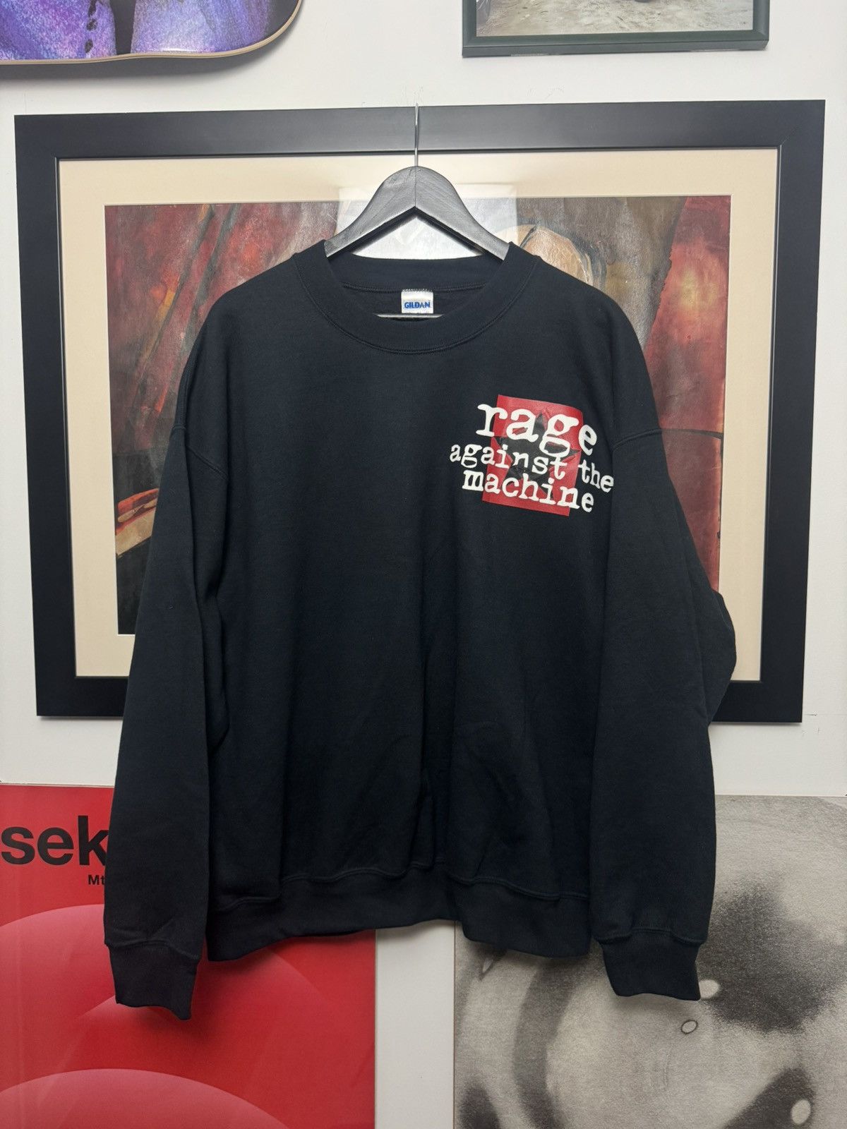 Band Tees Vintage Rage Against The Machine Band Crewneck Sweatshirt Size US XL / EU 56 / 4 - 1 Thumbnail