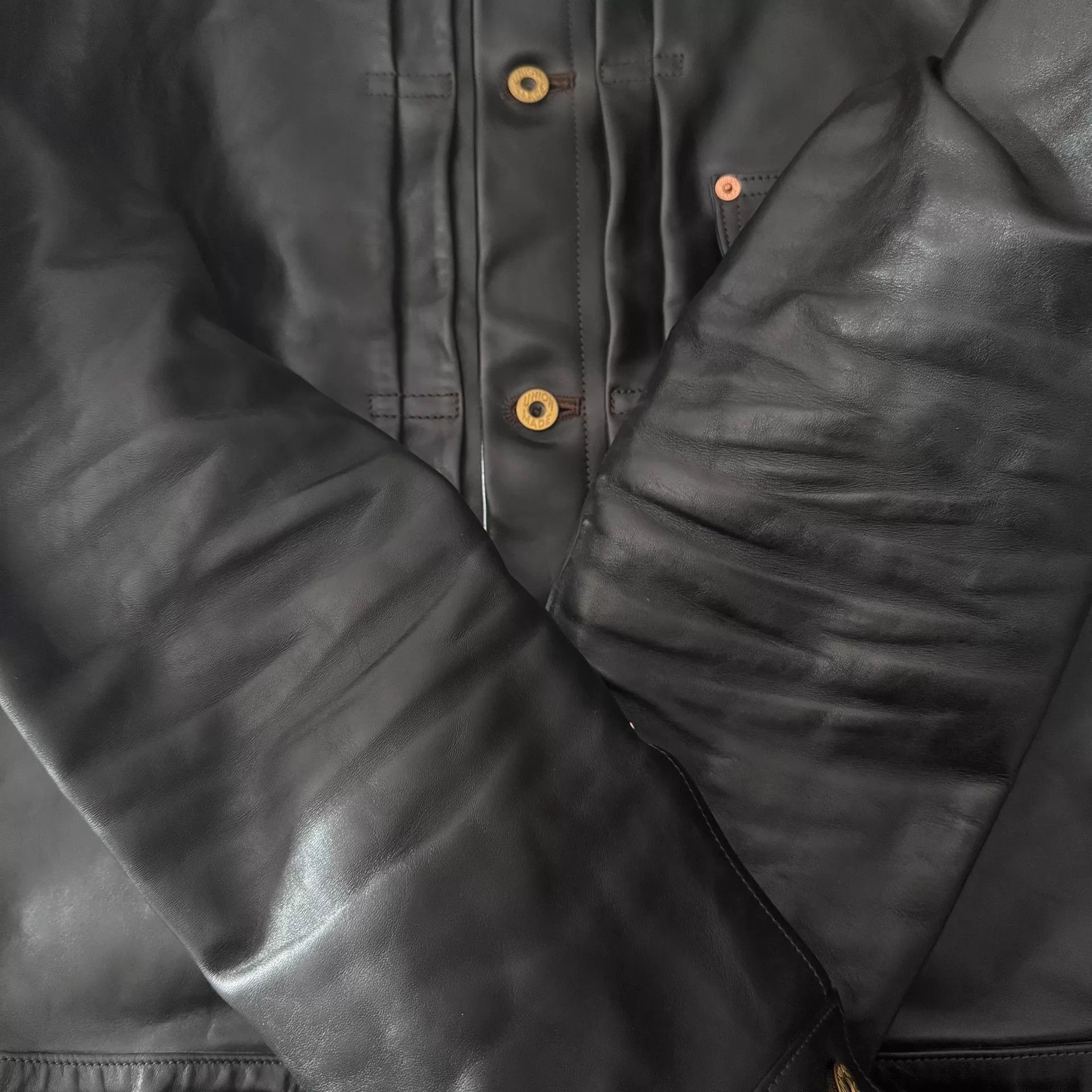 DOUBLE HELIX Double Helix Lee Cowboy Horsehide Jacket 46 Near Mint Size US S / EU 44-46 / 1 - 5 Thumbnail