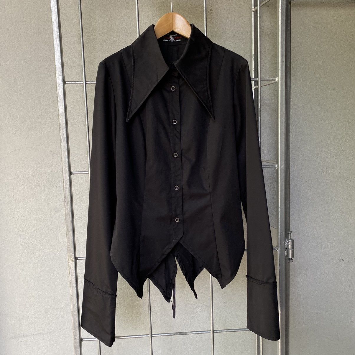 Japanese Brand Blood Storm CLUB BODY Y2K Punk LINE Black Shirt Size M / US 6-8 / IT 42-44 - 24 Thumbnail