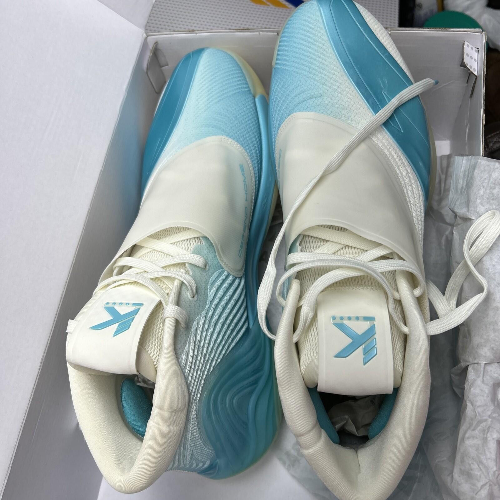 Anti Social Social Club ANTA KAI 1 Kyrie Irving Ice Blue Sz.15 Home Basketball Shoes Size US 15 / EU 48 - 6 Thumbnail
