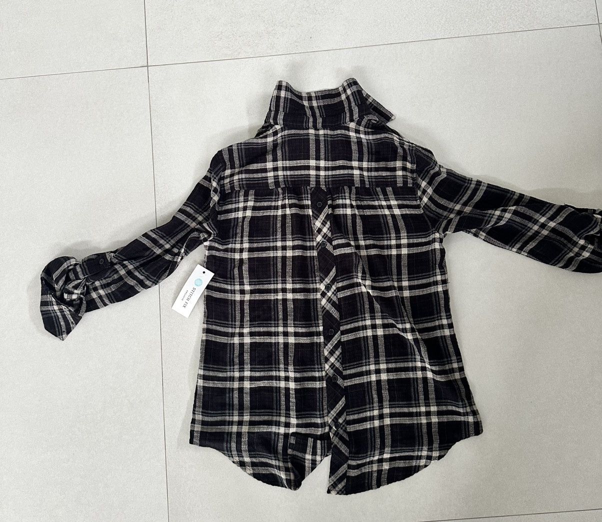 Other STITCH FIX COSMIC BLUE LOVE Maci Relaxed Half Button Down Size S / US 4 / IT 40 - 7 Thumbnail